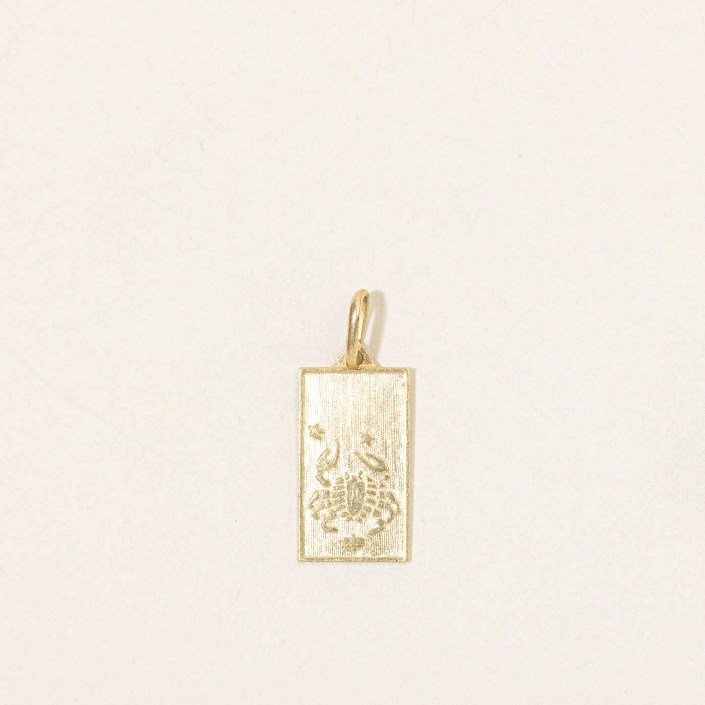 18k Yellow Gold Cancer Zodiac Charm