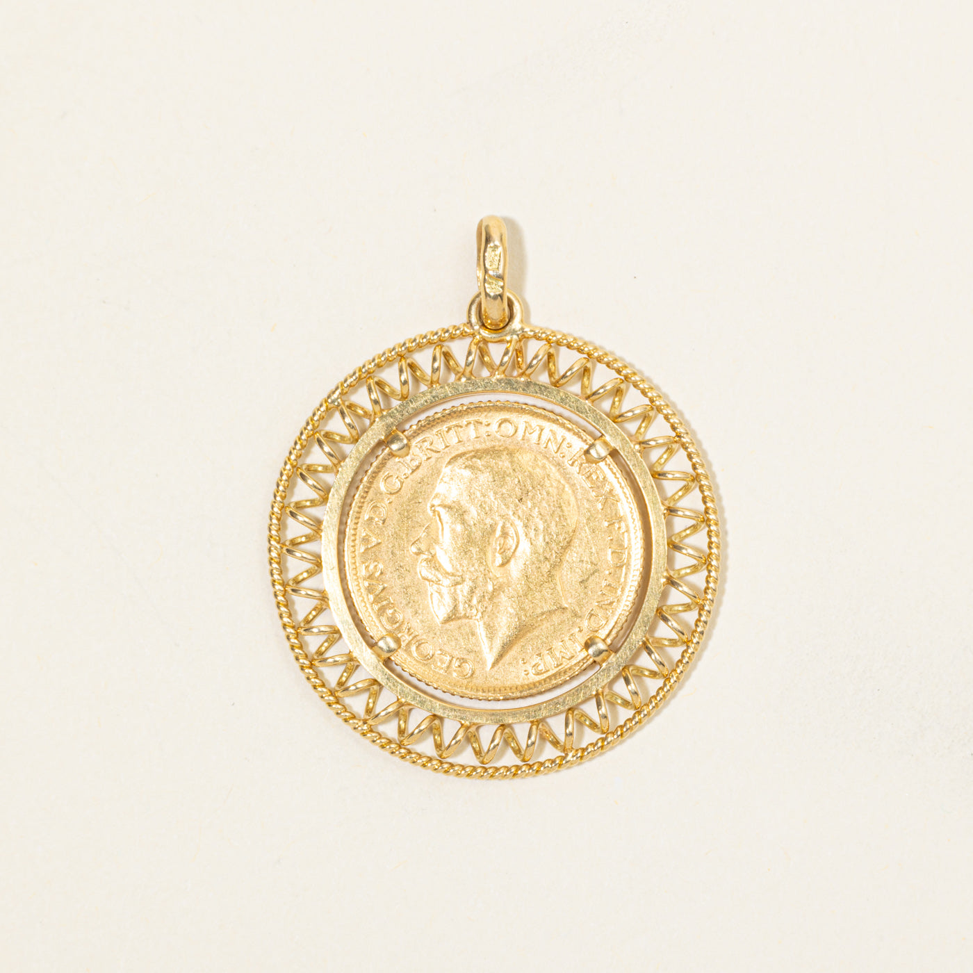 1911 22k Sovereign Coin Pendant