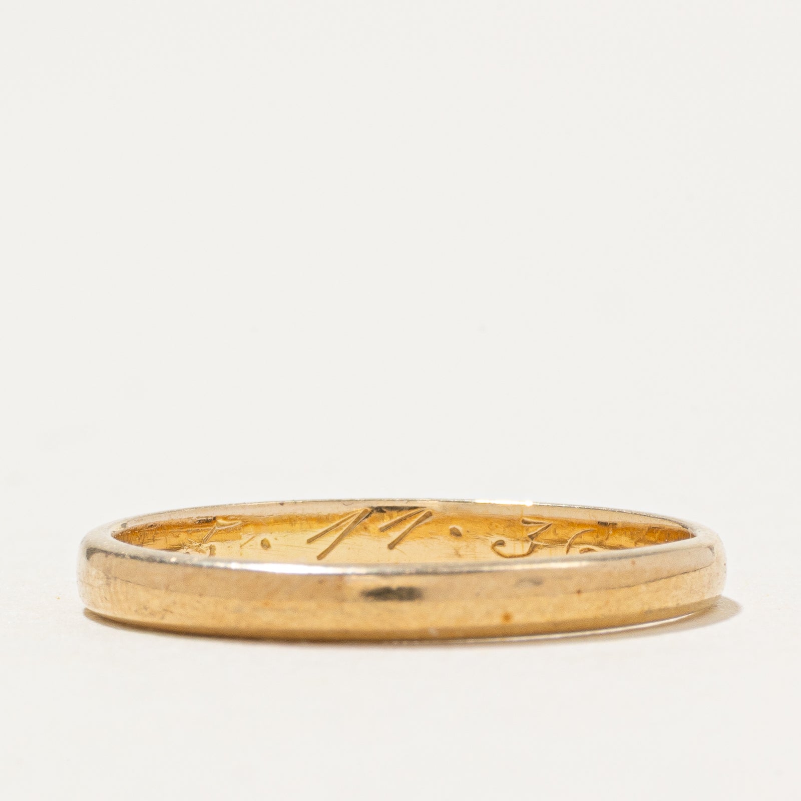 14k Yellow Gold Thin Band | 2.20mm | SZ 6