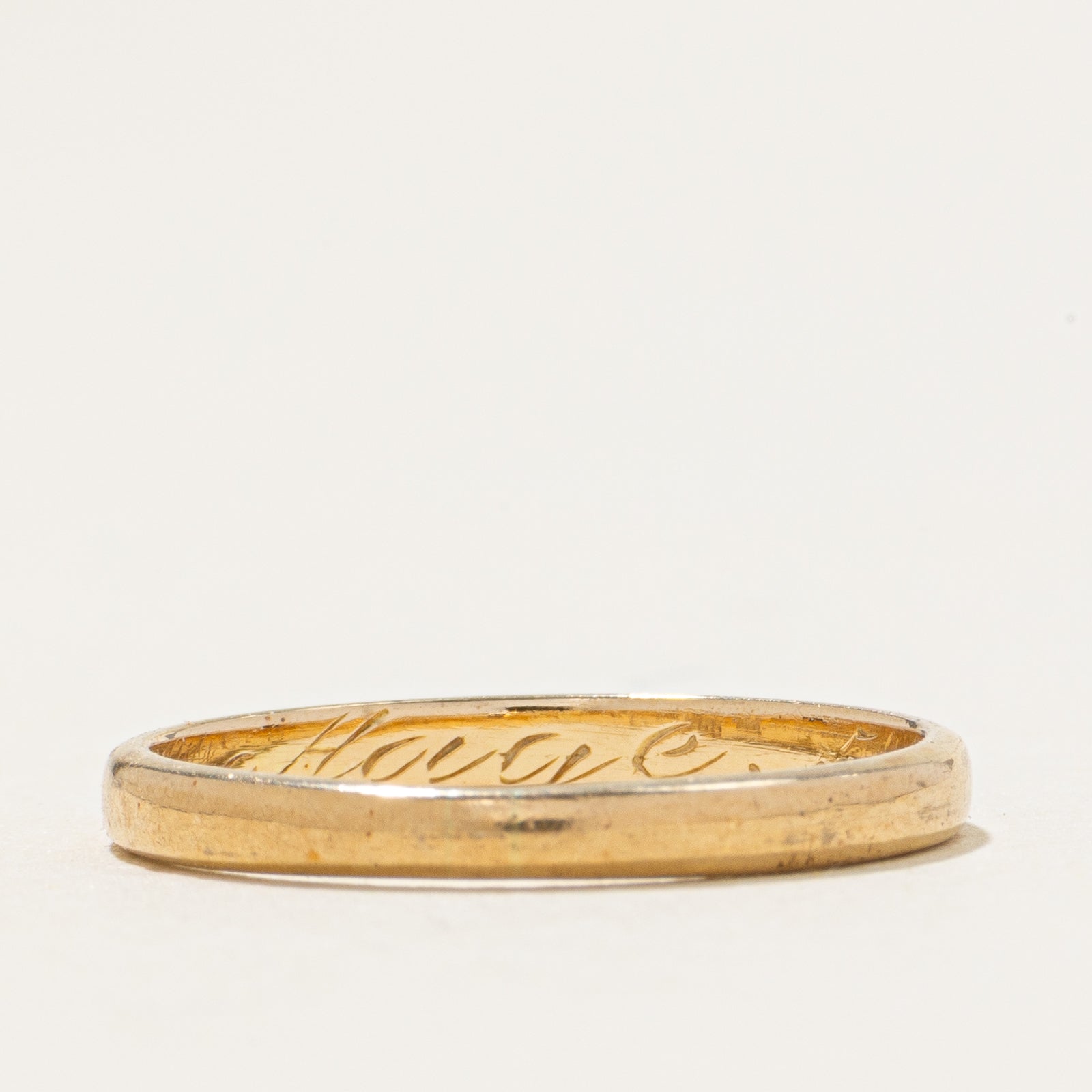 14k Yellow Gold Thin Band | 2.20mm | SZ 6