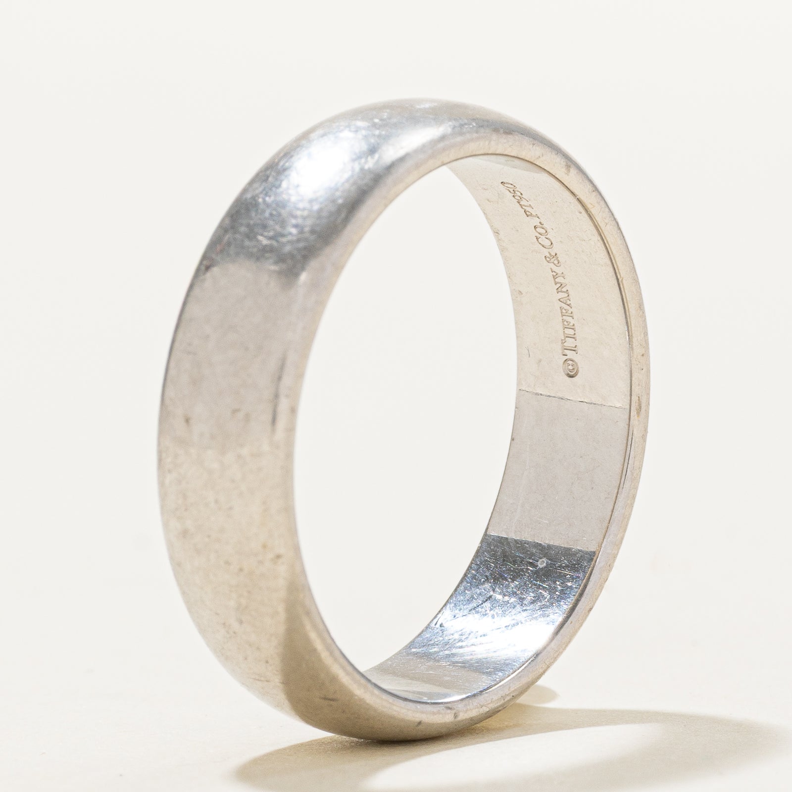 'Tiffany & Co' Tiffany Forever Wedding Band Ring in Platinum | 6mm | SZ 10