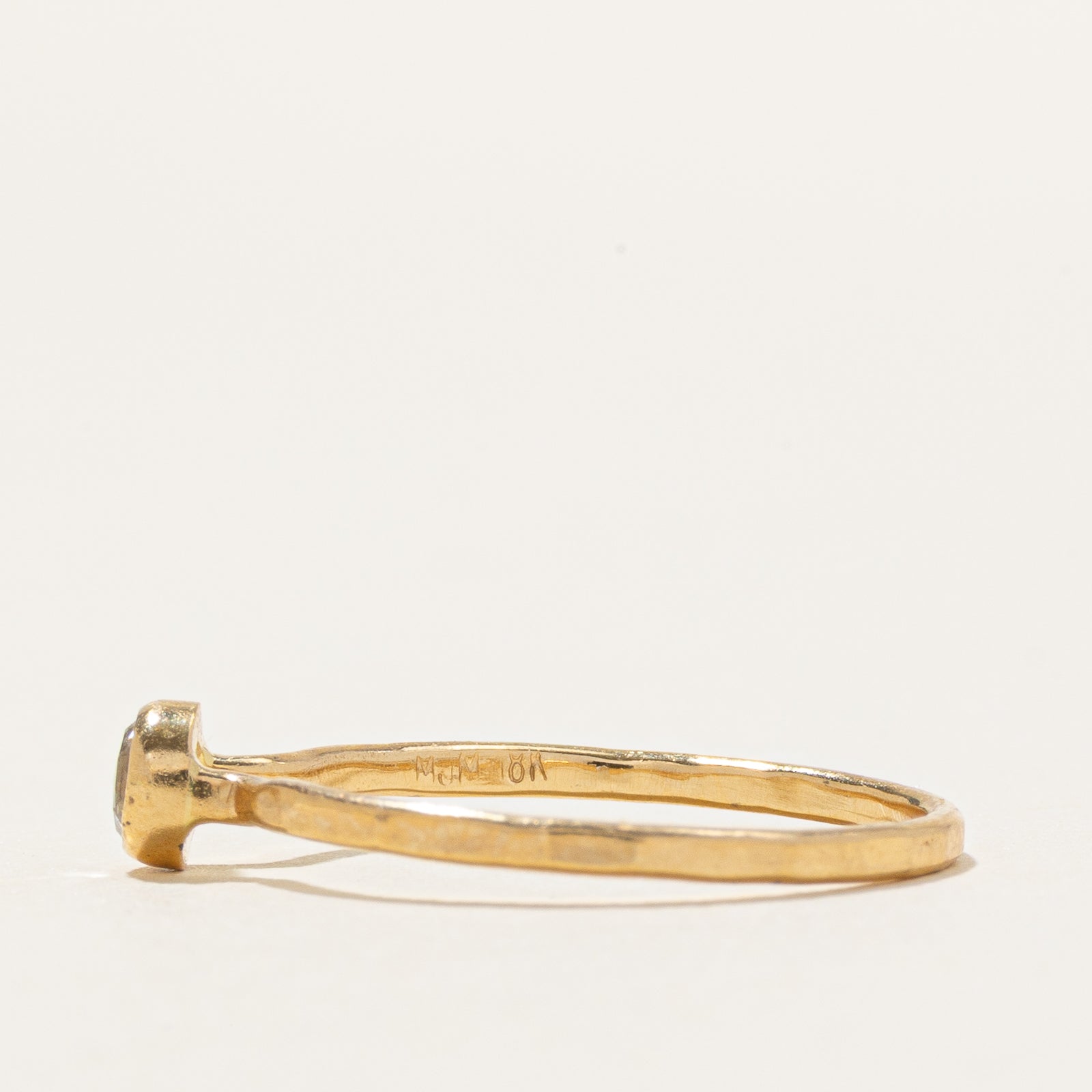 Rose Cut Bezel Set Diamond Ring | 0.10ctw | SZ 5.75