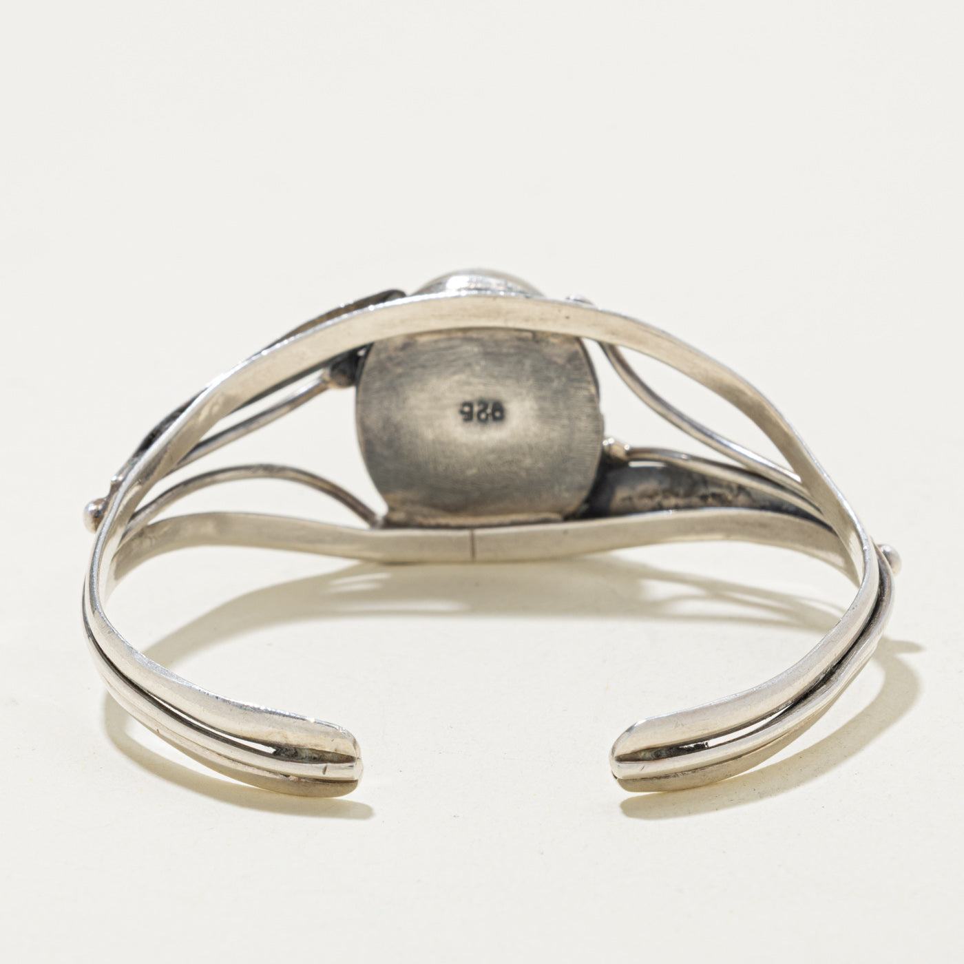 Sterling Silver Bezel Set Turquoise Cuff | 14.00ct | 5.5"