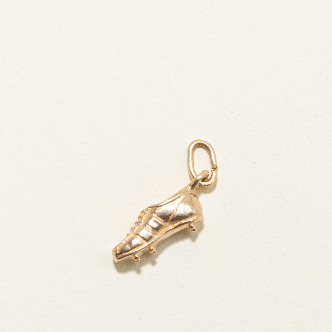 9k Yellow Gold Soccer Cleat Charm