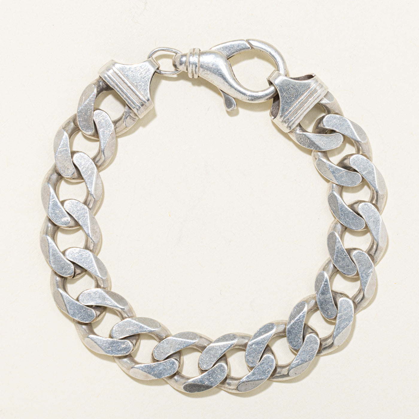 Sterling Silver Curb Link Chain Bracelet | 9.5"