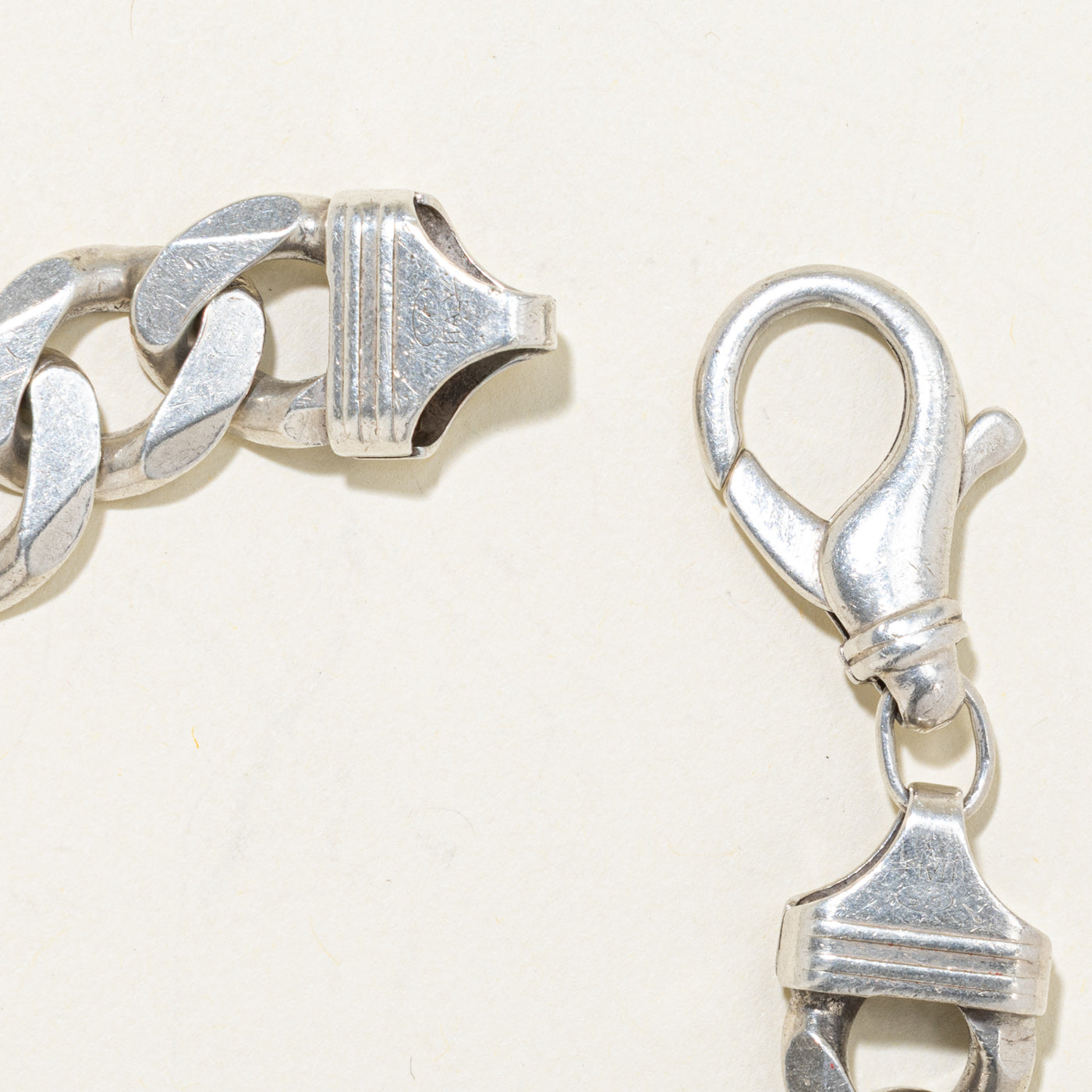 Sterling Silver Curb Link Chain Bracelet | 9.5"