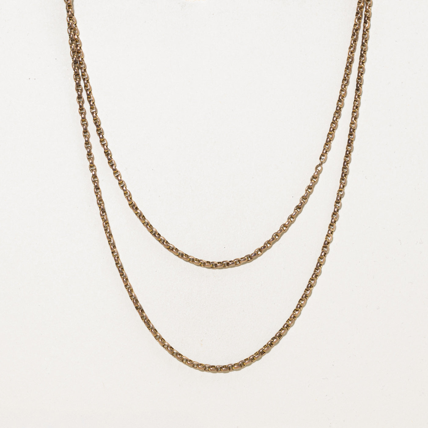 9k Yellow Gold Rolo Chain | 22"