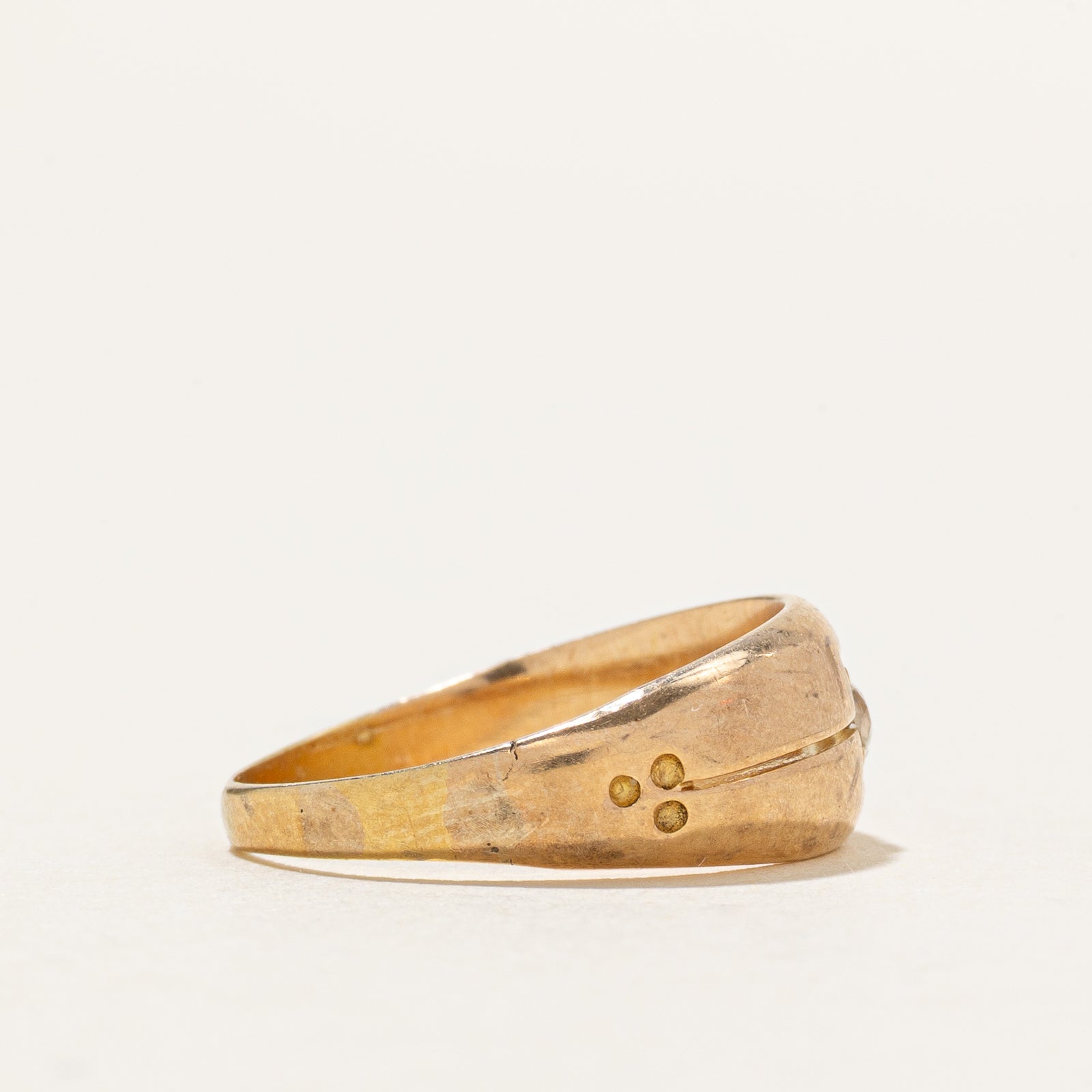 Old Mine Cut Diamond Band | 0.08ct | SZ 4