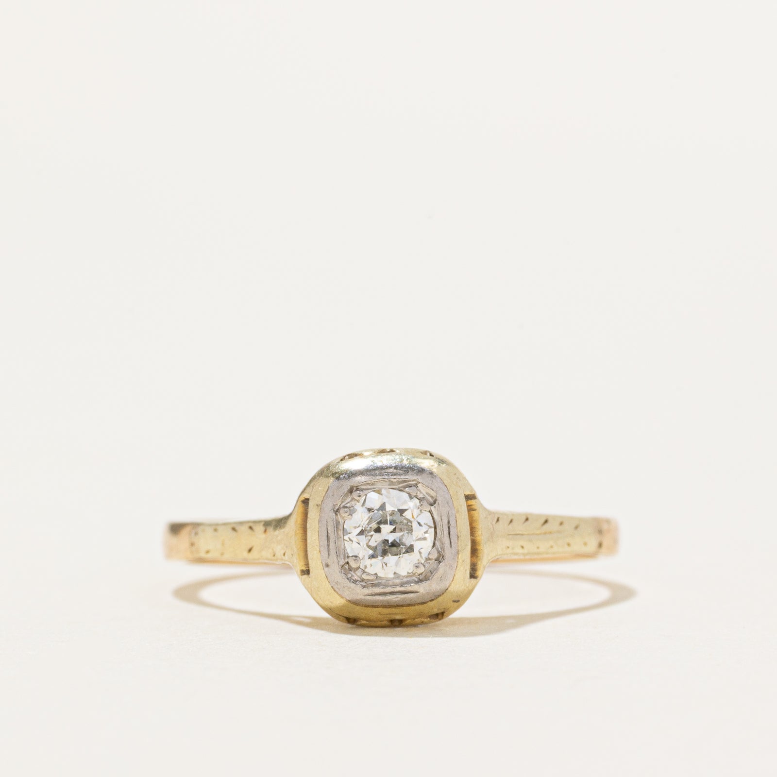 Old European Cut Diamond Ring | 0.20ct | SZ 7.25