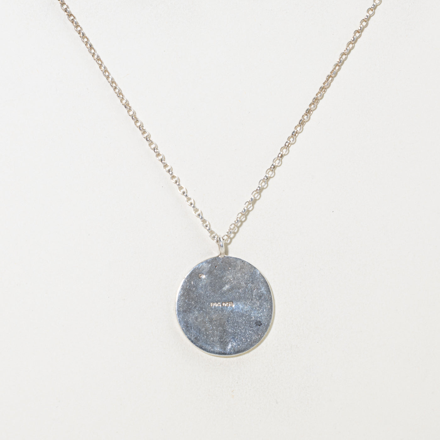 1992 Edinburgh Cross Circle Pendant Necklace | 19"