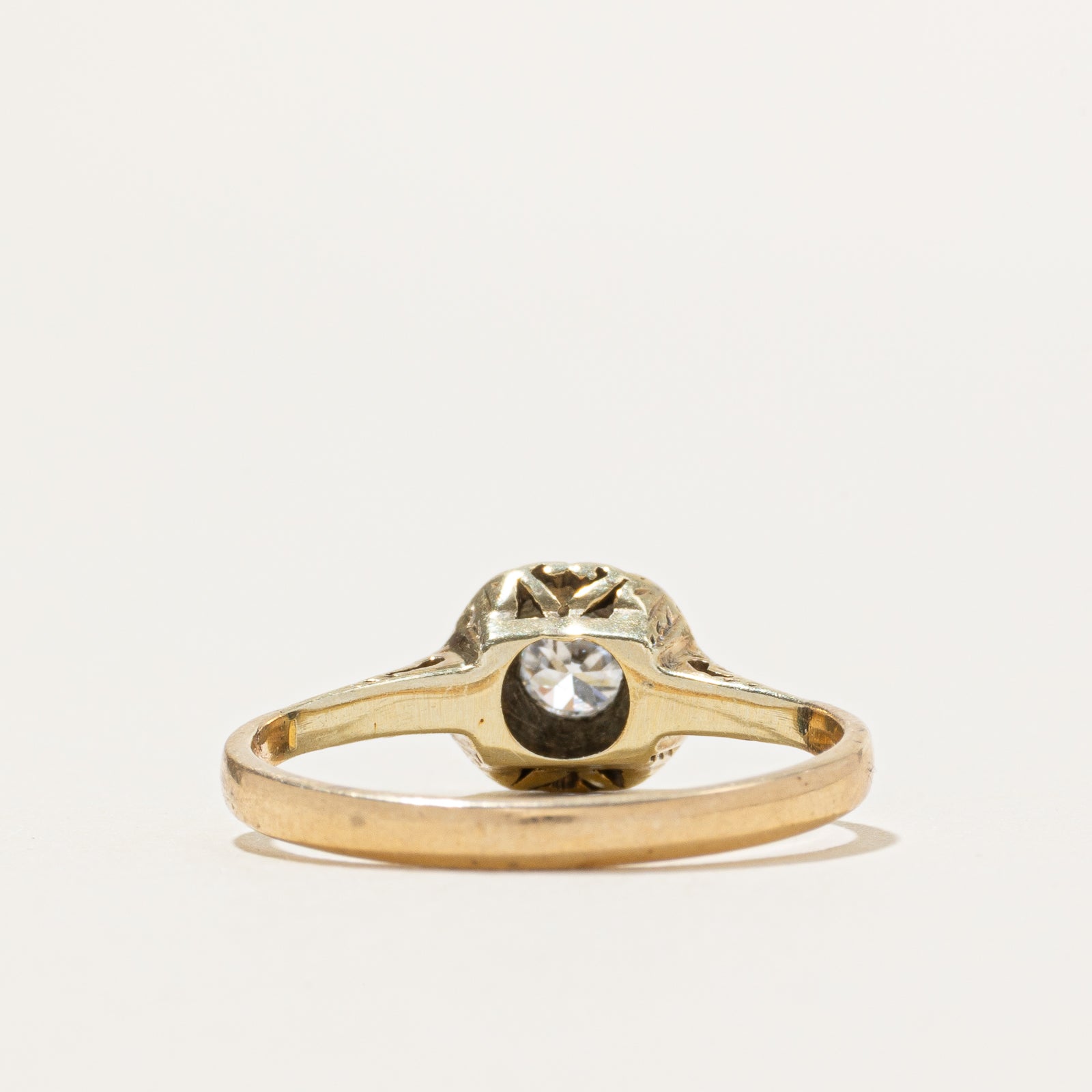 Old European Cut Diamond Ring | 0.20ct | SZ 7.25