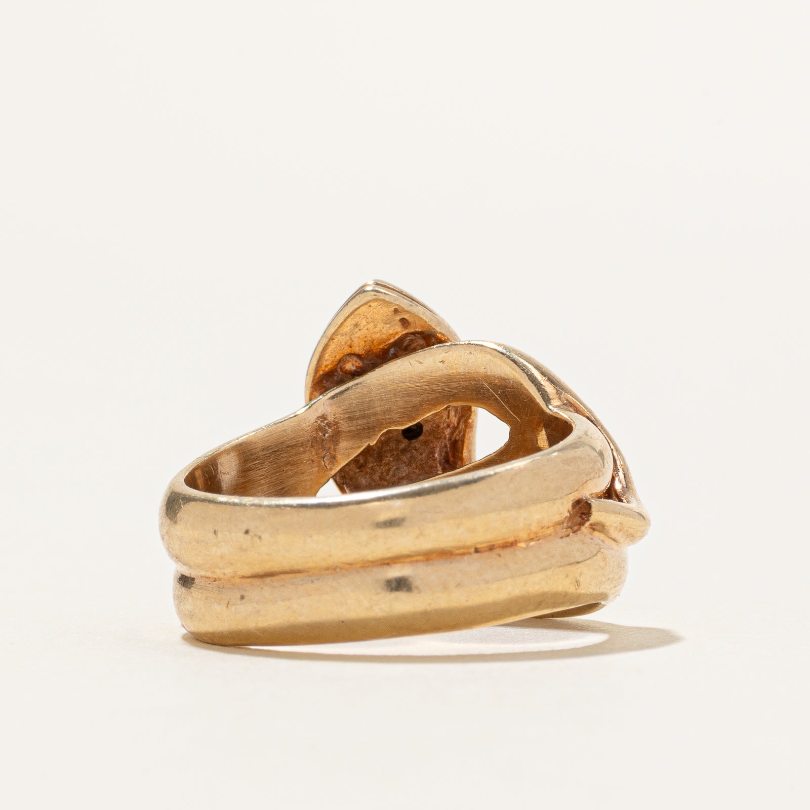 'Birks' Snake Diamond Twisted Ring | 0.12ct | SZ 5.25