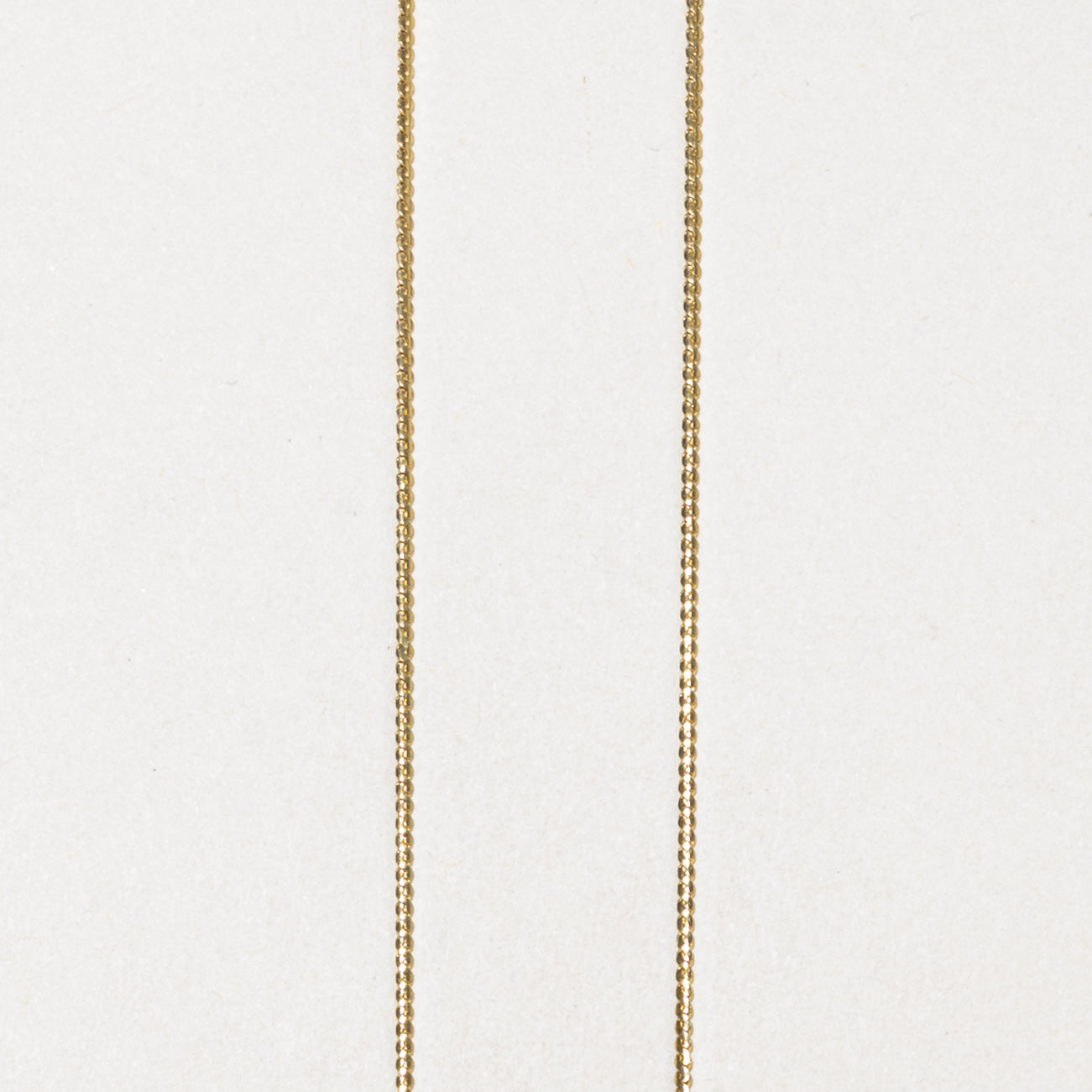 14k Yellow Gold Engraved Kayaker Pendant Necklace | 19.5"