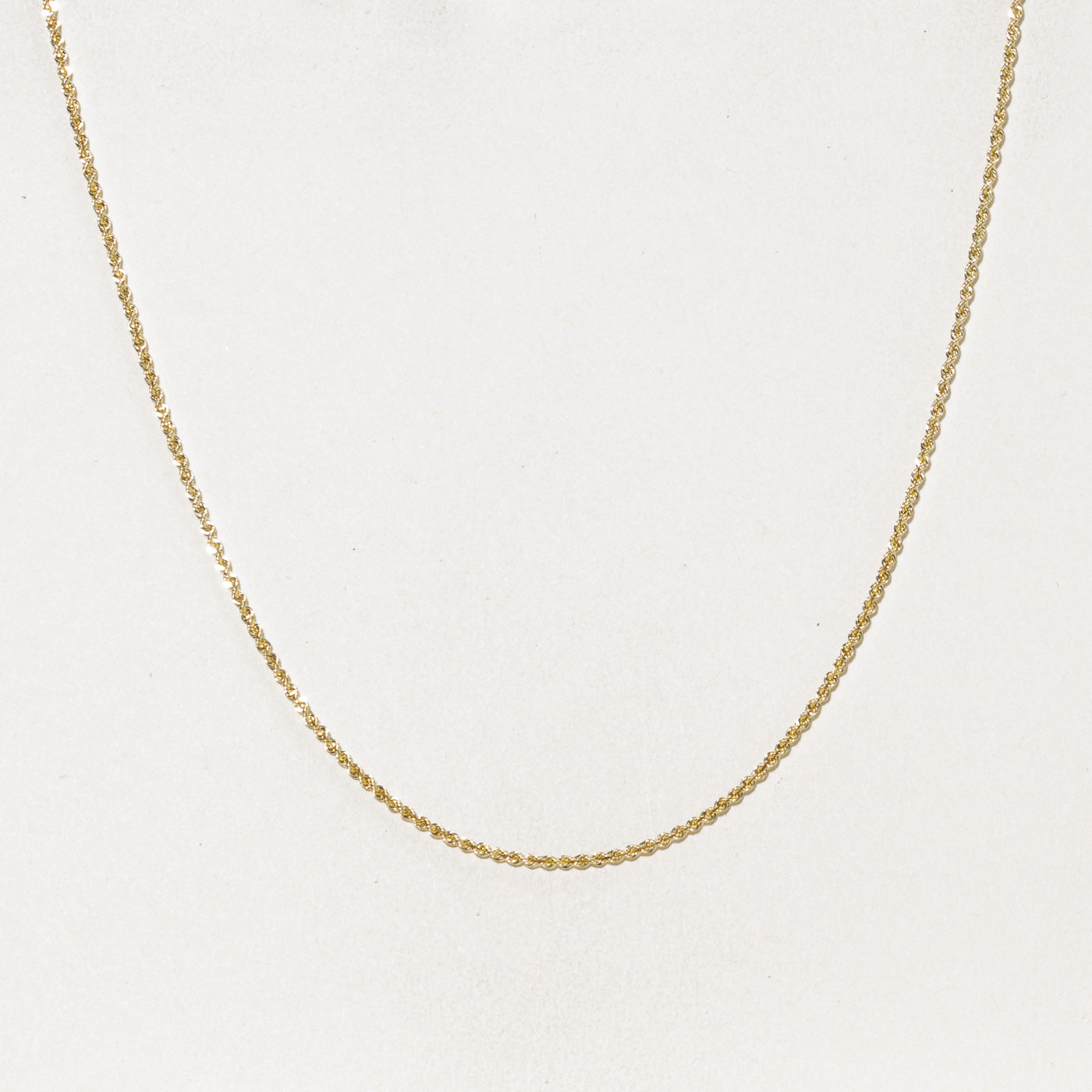 14k Yellow Gold Rope Chain | 1.60mm | 16"