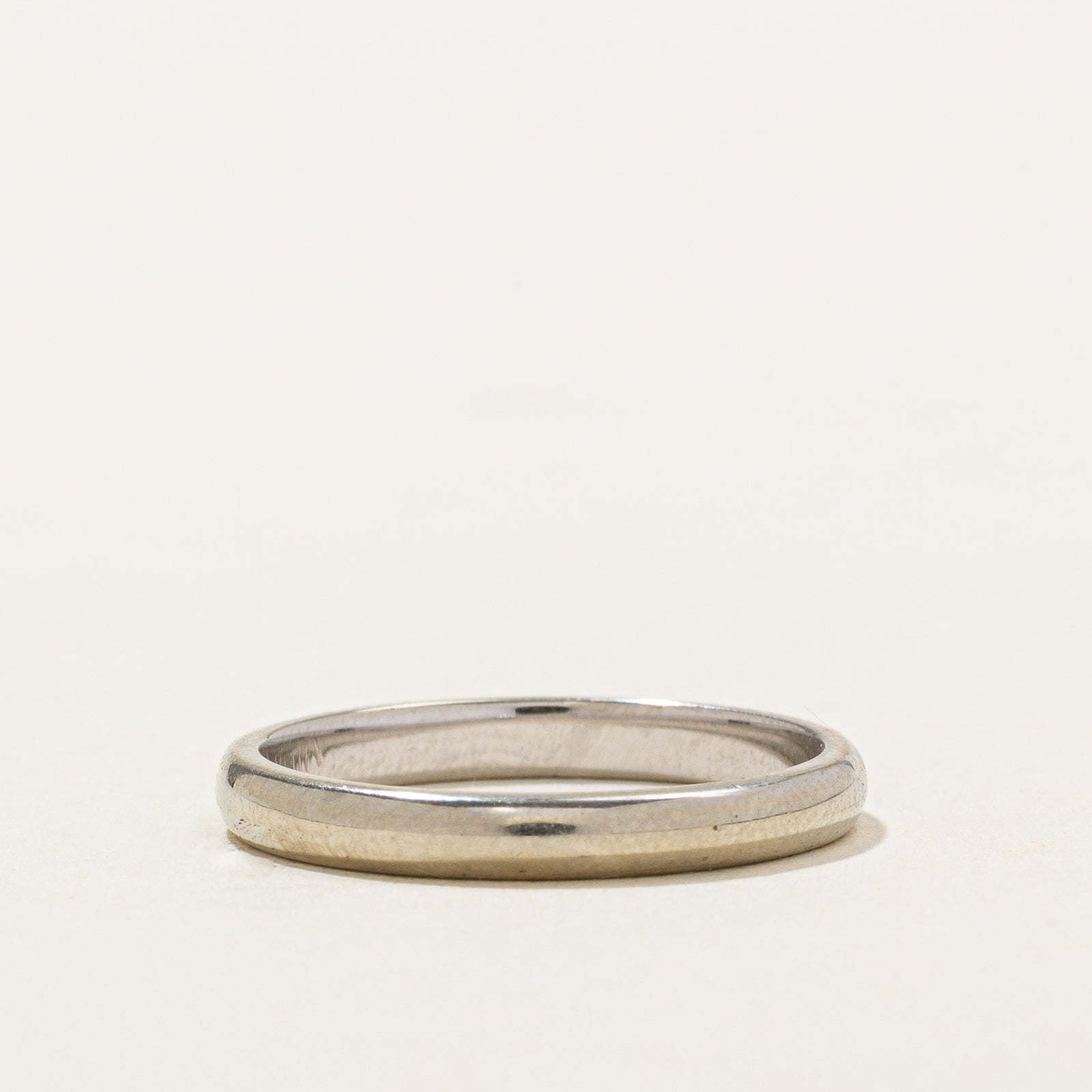 18k White Gold Thin Band | 2.3mm | SZ 4.25