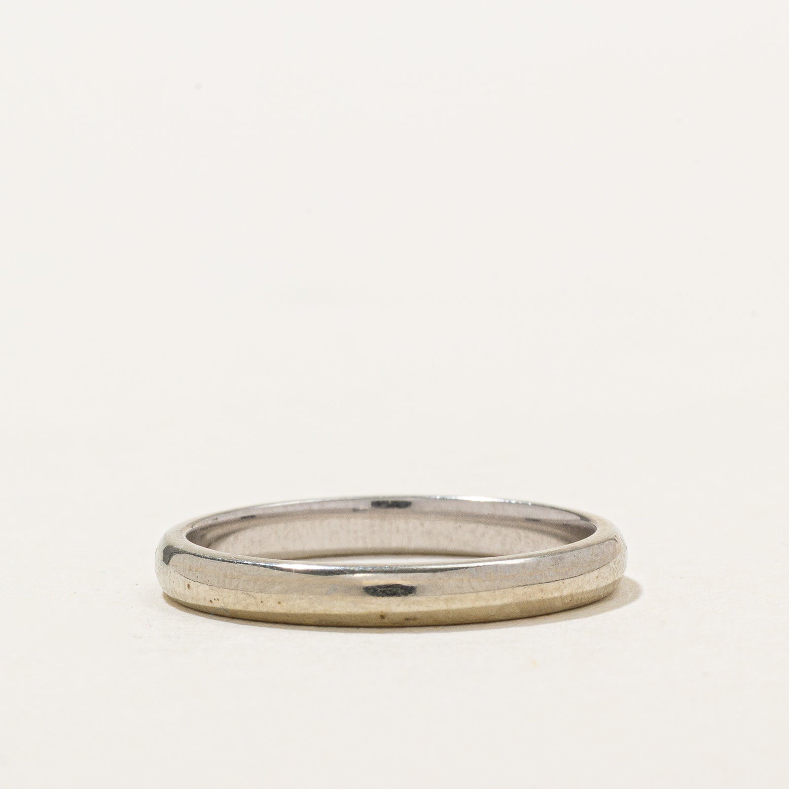 18k White Gold Thin Band | 2.3mm | SZ 4.25