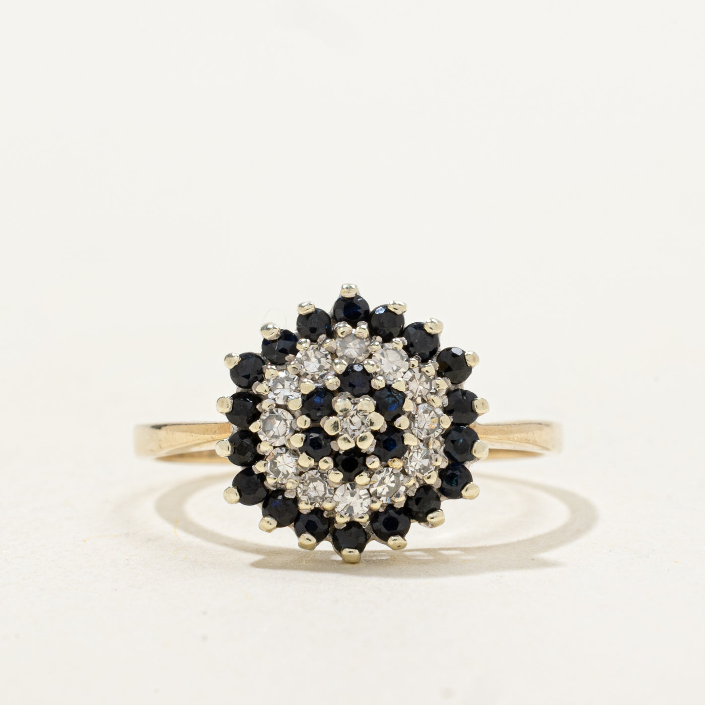 Sapphire & Diamond Multi Halo Cocktail Ring | 0.30ctw, 0.19ctw | SZ 6.5 |