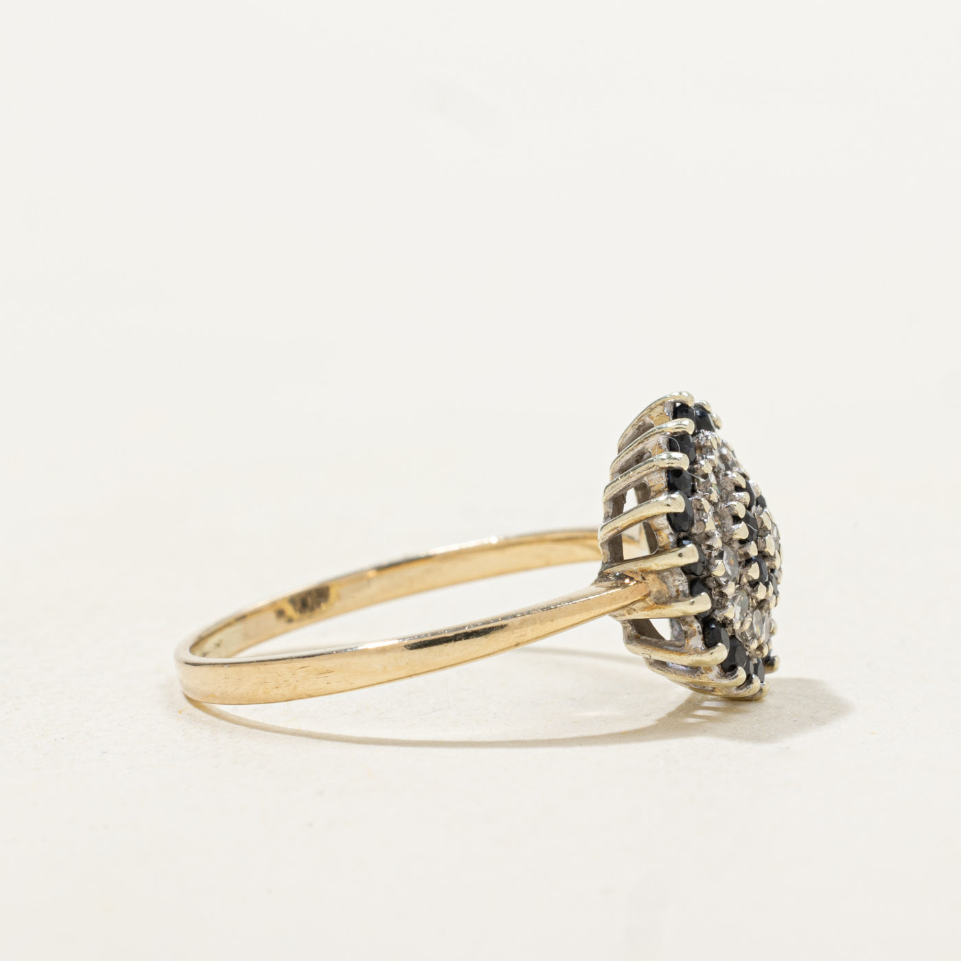 Sapphire & Diamond Multi Halo Cocktail Ring | 0.30ctw, 0.19ctw | SZ 6.5 |