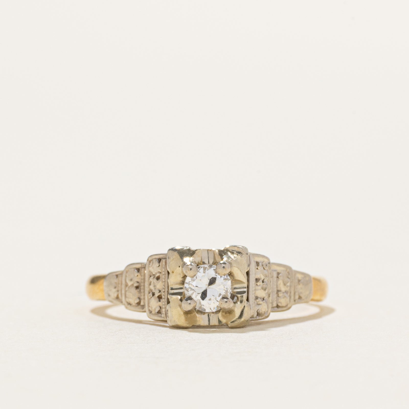 Transitional Brilliant Cut Diamond Ring | 0.13ct | SZ 5