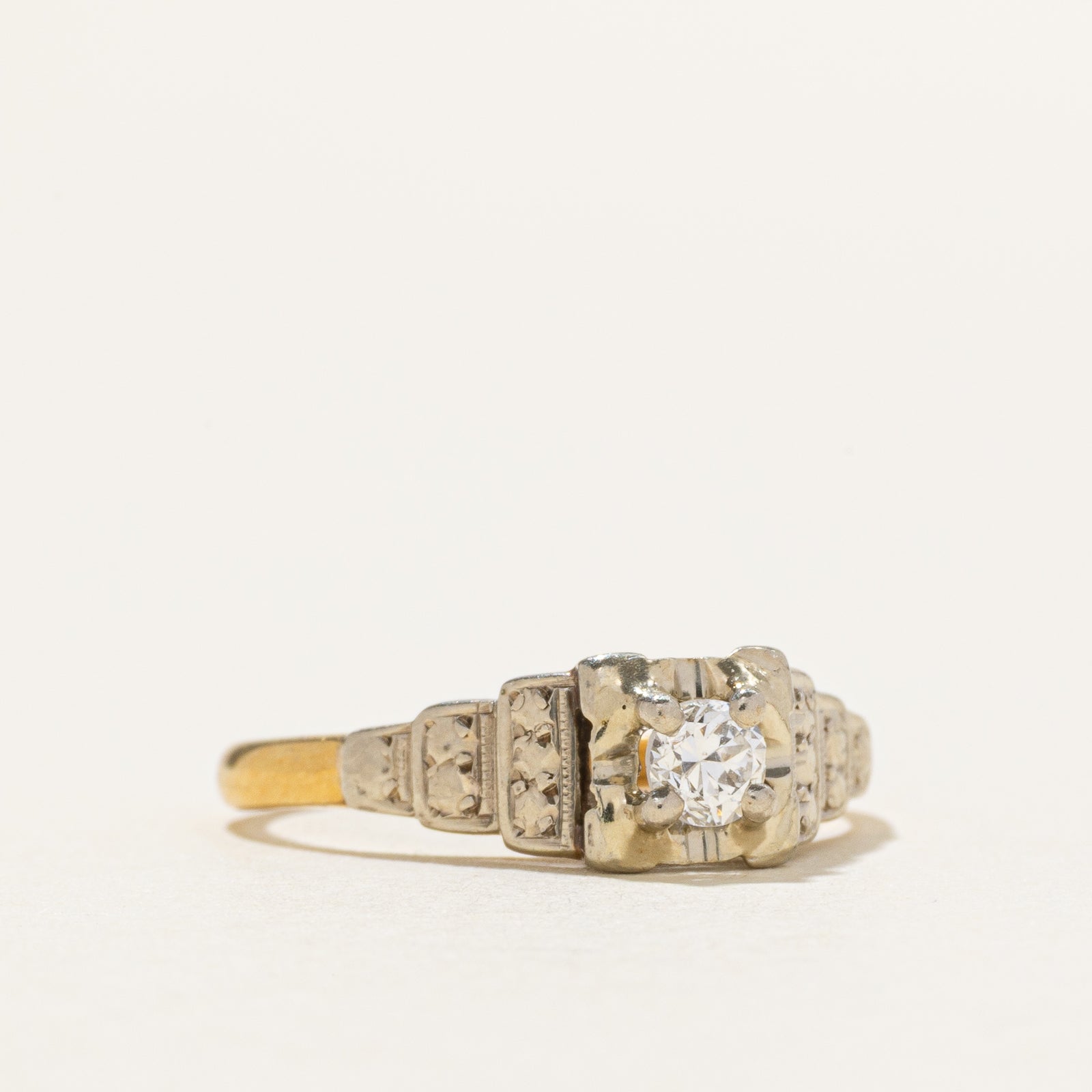 Transitional Brilliant Cut Diamond Ring | 0.13ct | SZ 5