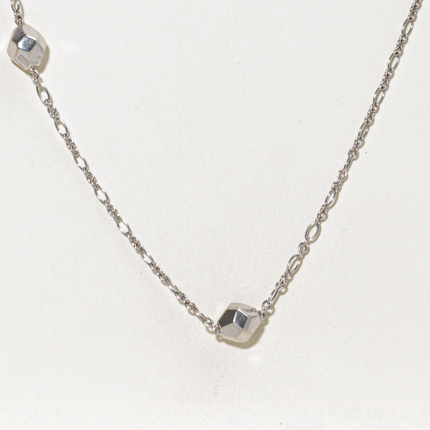18k White Gold Satellite Chain | 34.5"