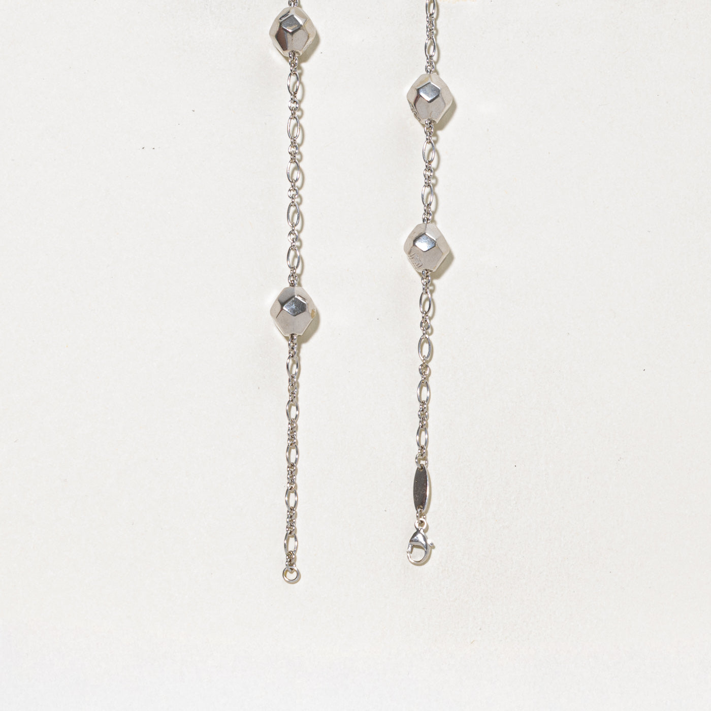 18k White Gold Satellite Chain | 34.5"