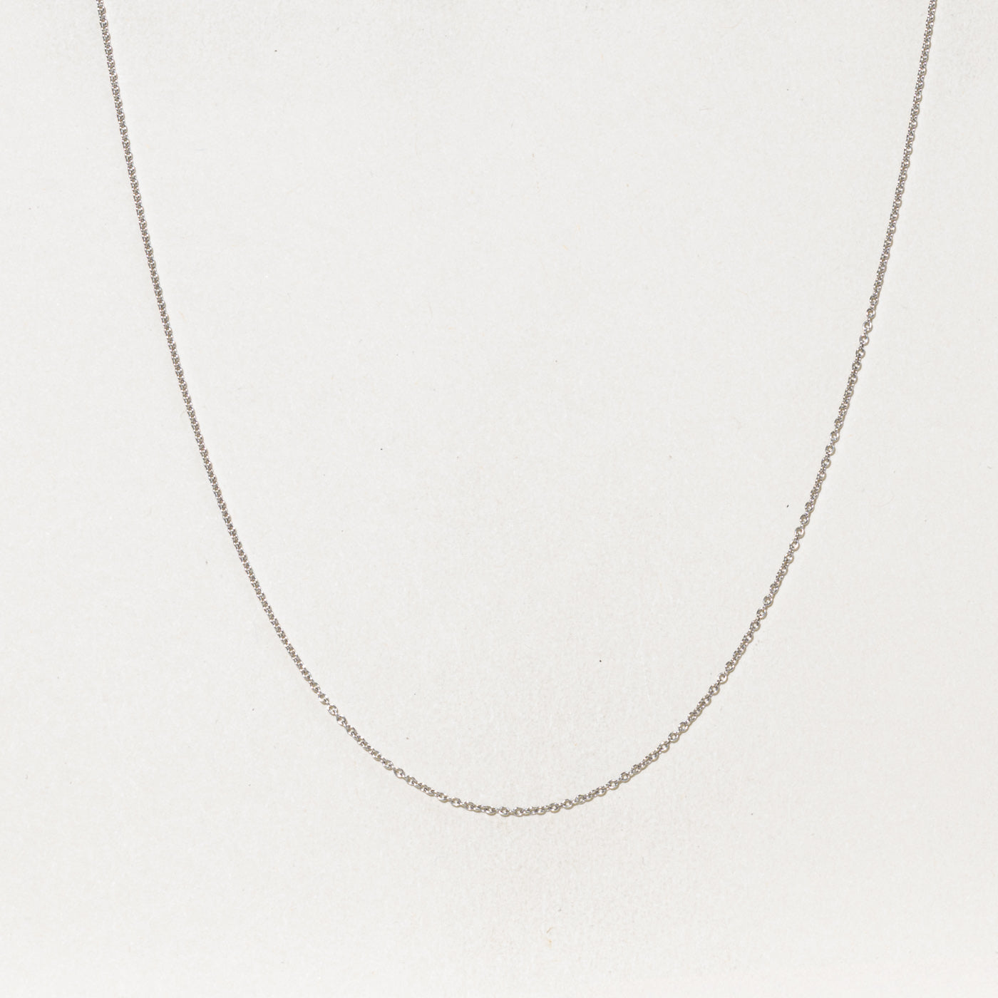 950 Platinum Adjustable Cable Chain | 18"