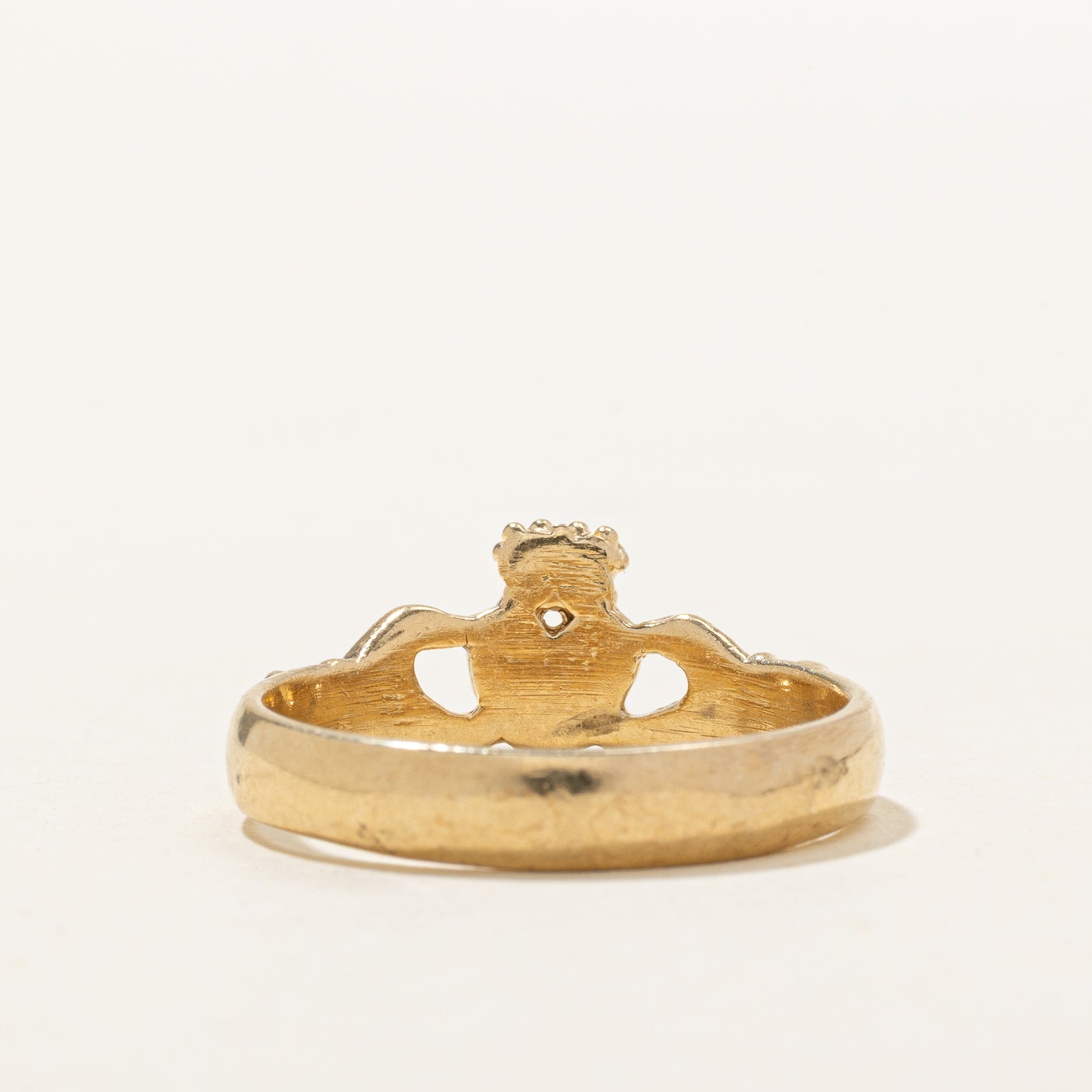 10K Yellow Gold Claddagh Ring | SZ 9.5