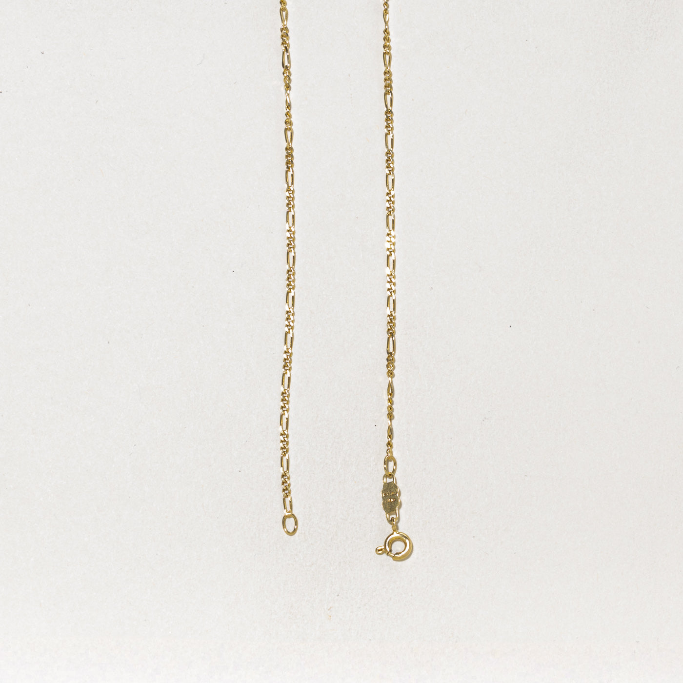 'Unoaerre' Yellow Gold Figaro Chain | 1.70mm | 20.5"