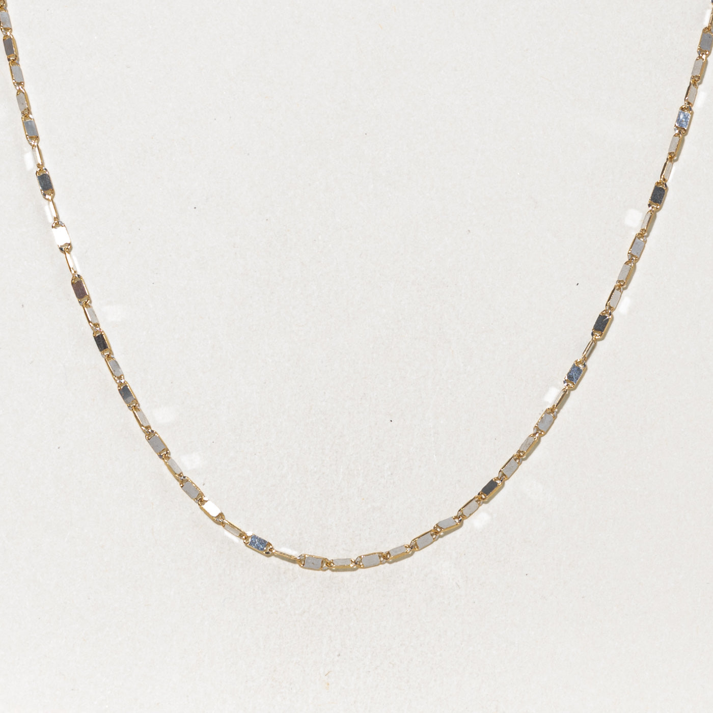 14k Yellow Gold Modified Anchor Chain | 1.85mm | 18"