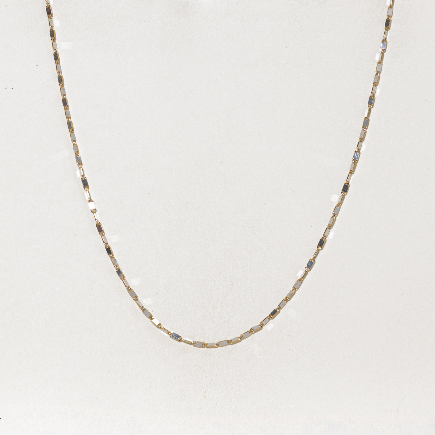 14k Yellow Gold Modified Anchor Chain | 1.85mm | 18"