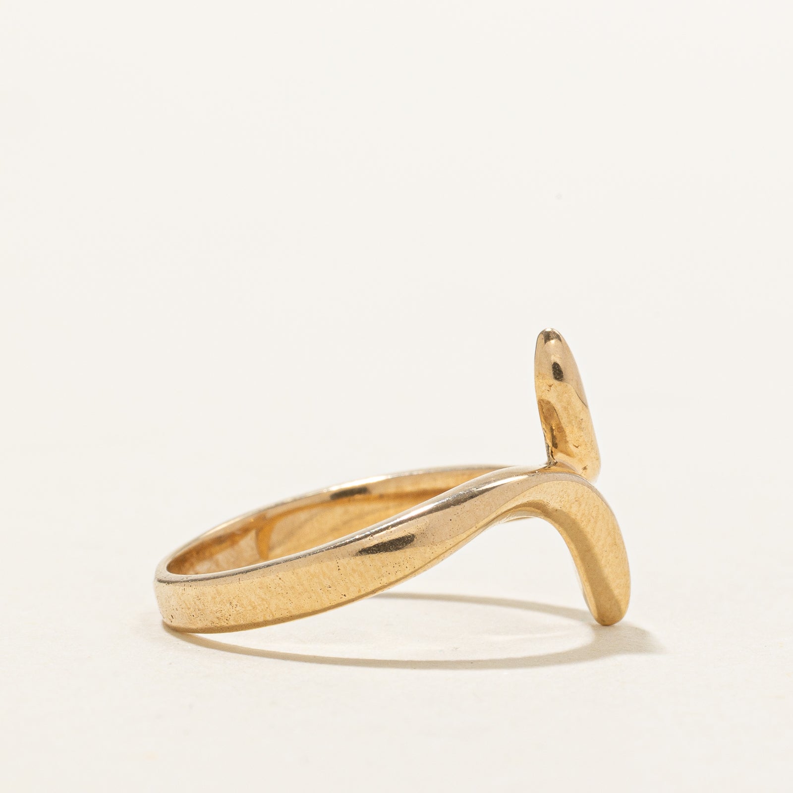 14k Yellow Gold Bypass Ring | SZ 5.5