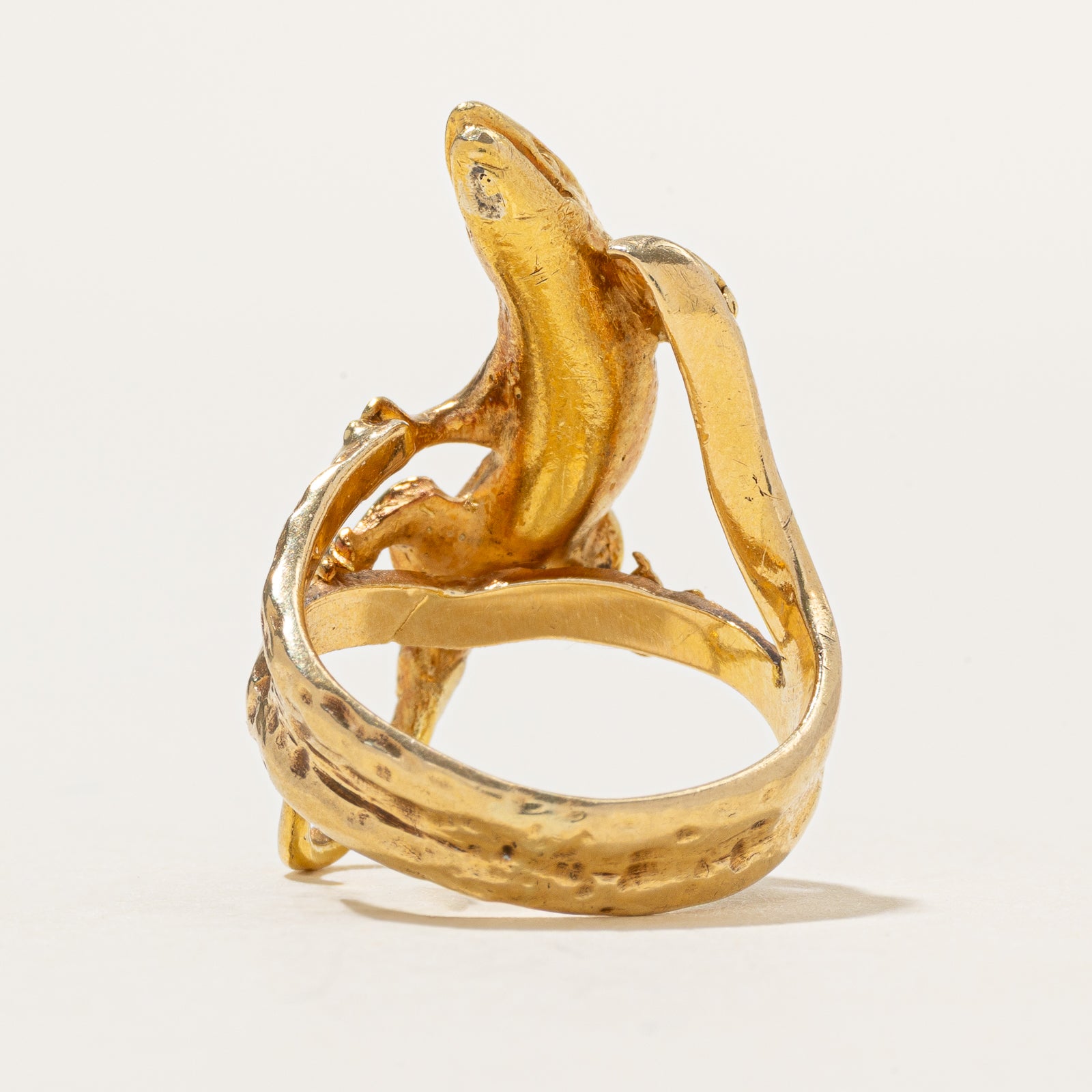 Ruby & Diamond Lizard Ring |0.23ctw | 0.09ctw | SZ 5