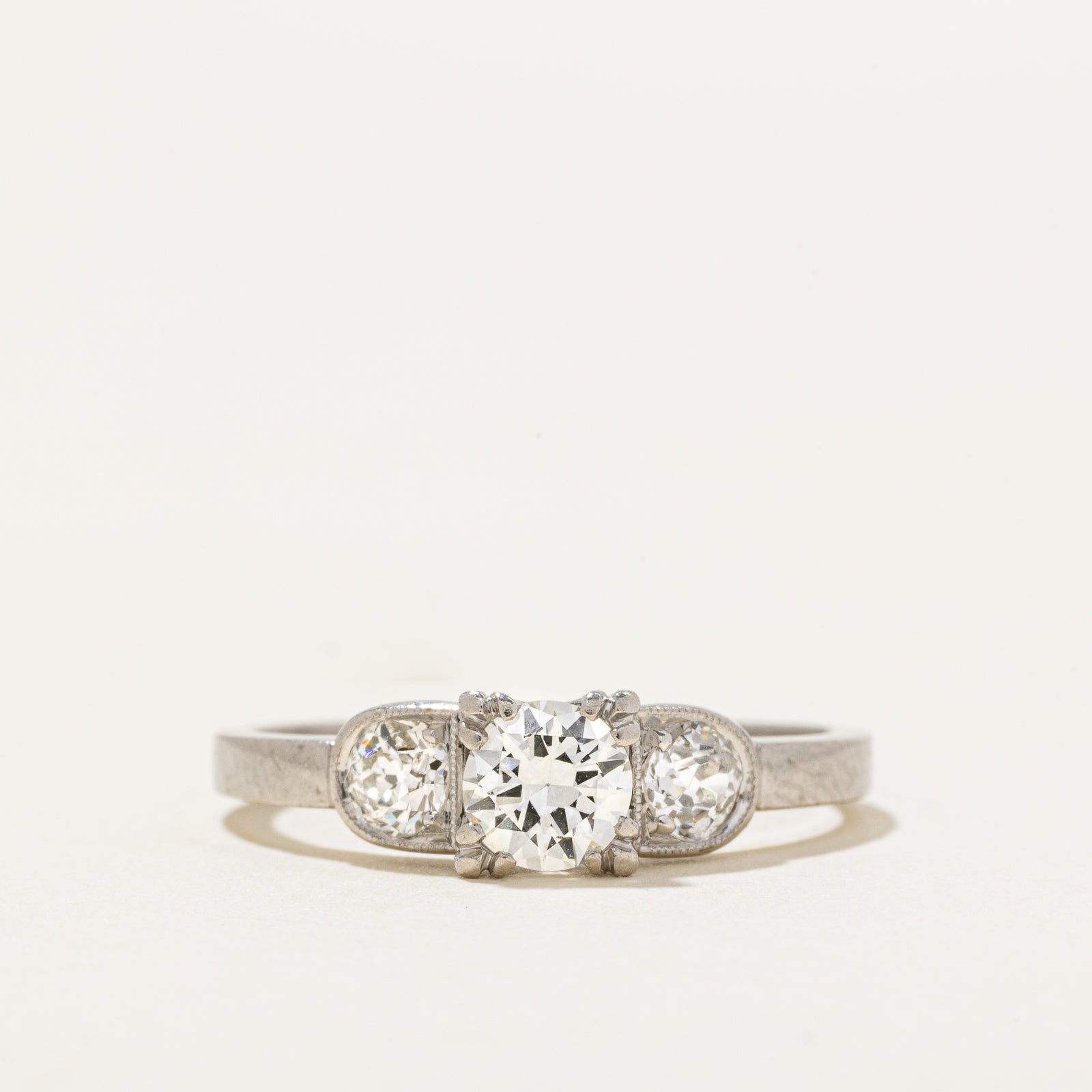 Three Stone Diamond Ring | 0.72ctw | SZ 7