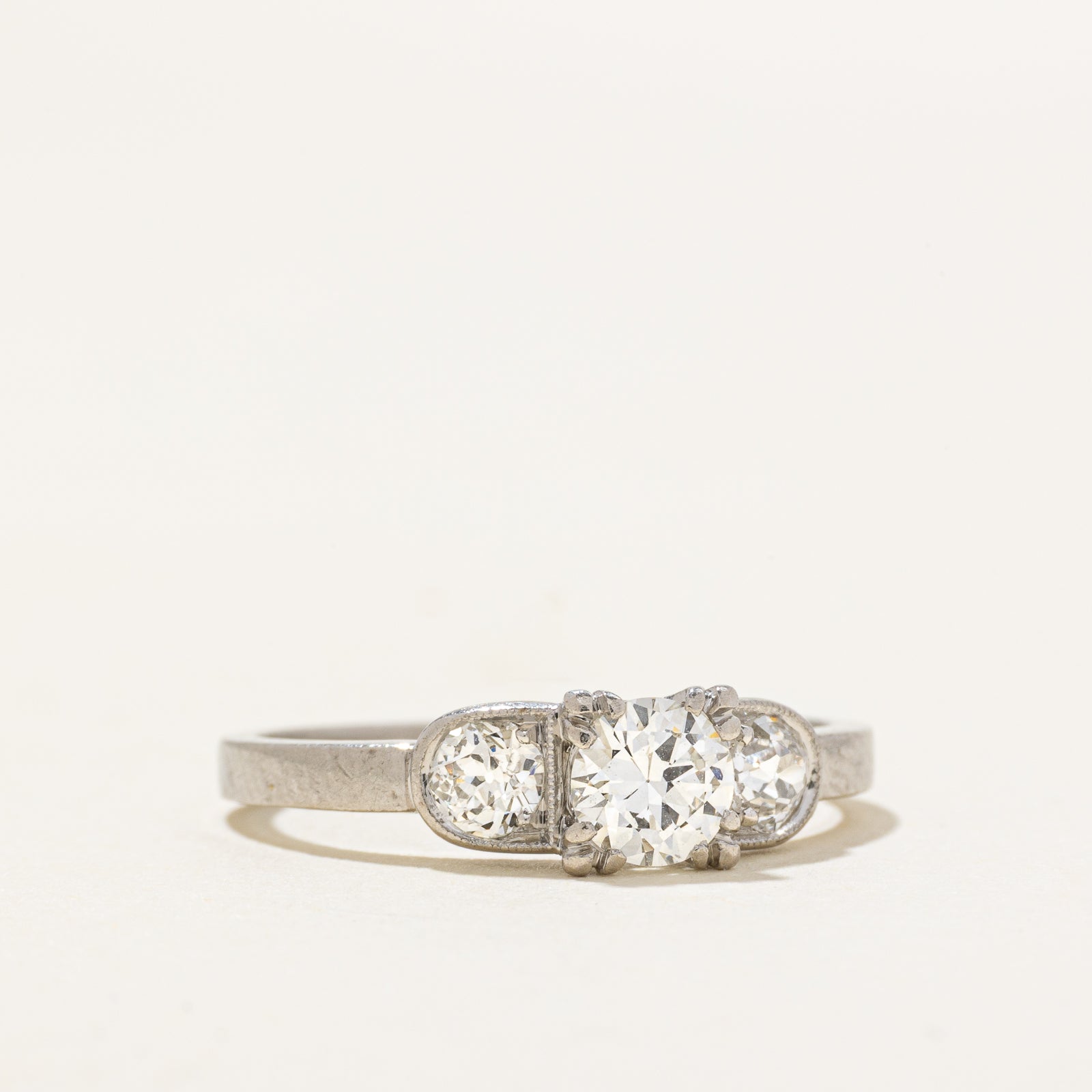 Three Stone Diamond Ring | 0.72ctw | SZ 7