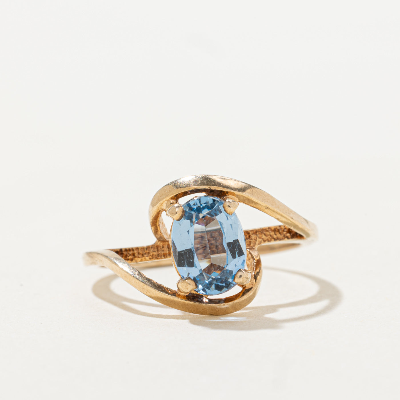 Bague contour en spinelle synthétique | 1,53 ct | Taille 7,0 |