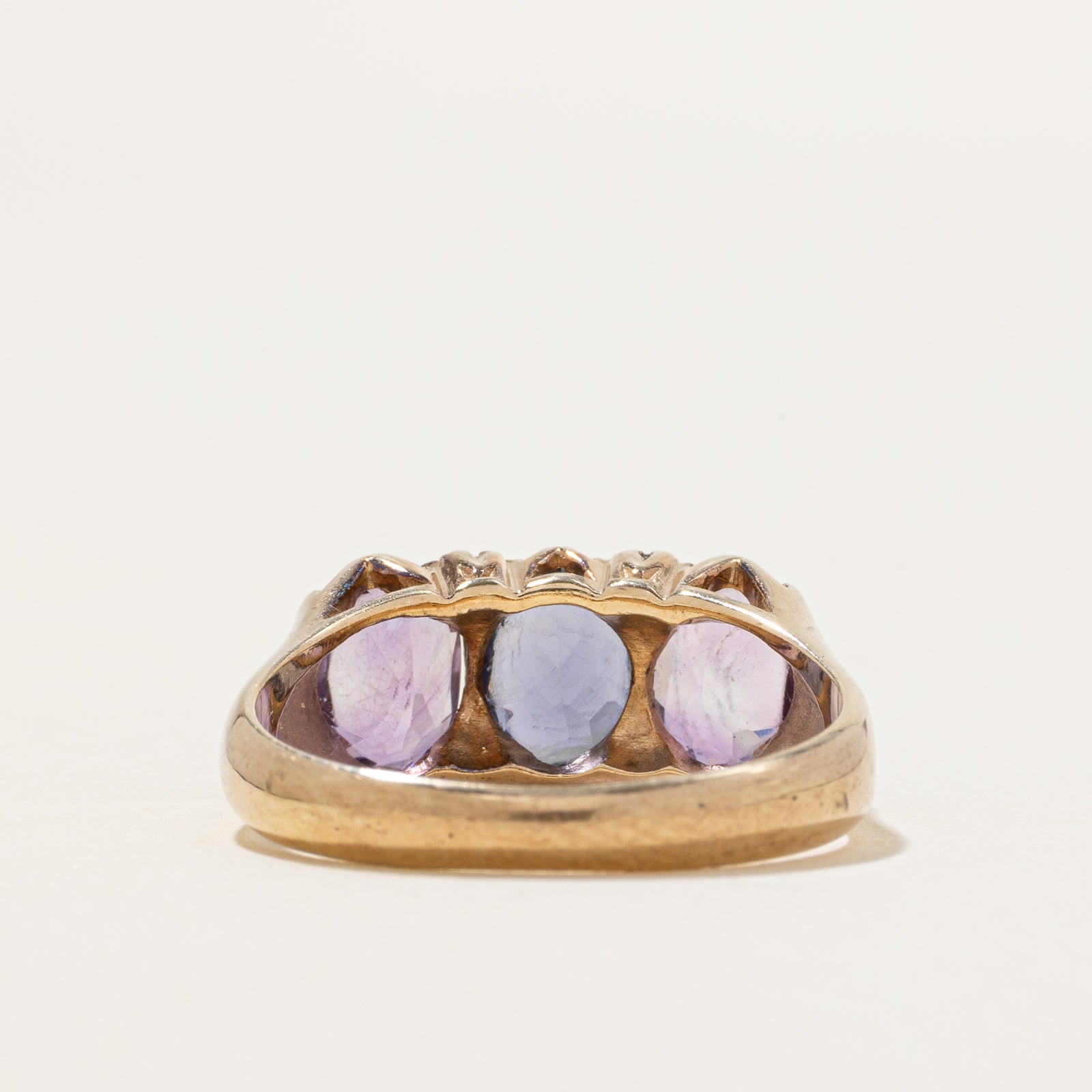Amethyst, Tanzanite & Diamond Ring | 3.00ctw, 0.02ctw | SZ 7
