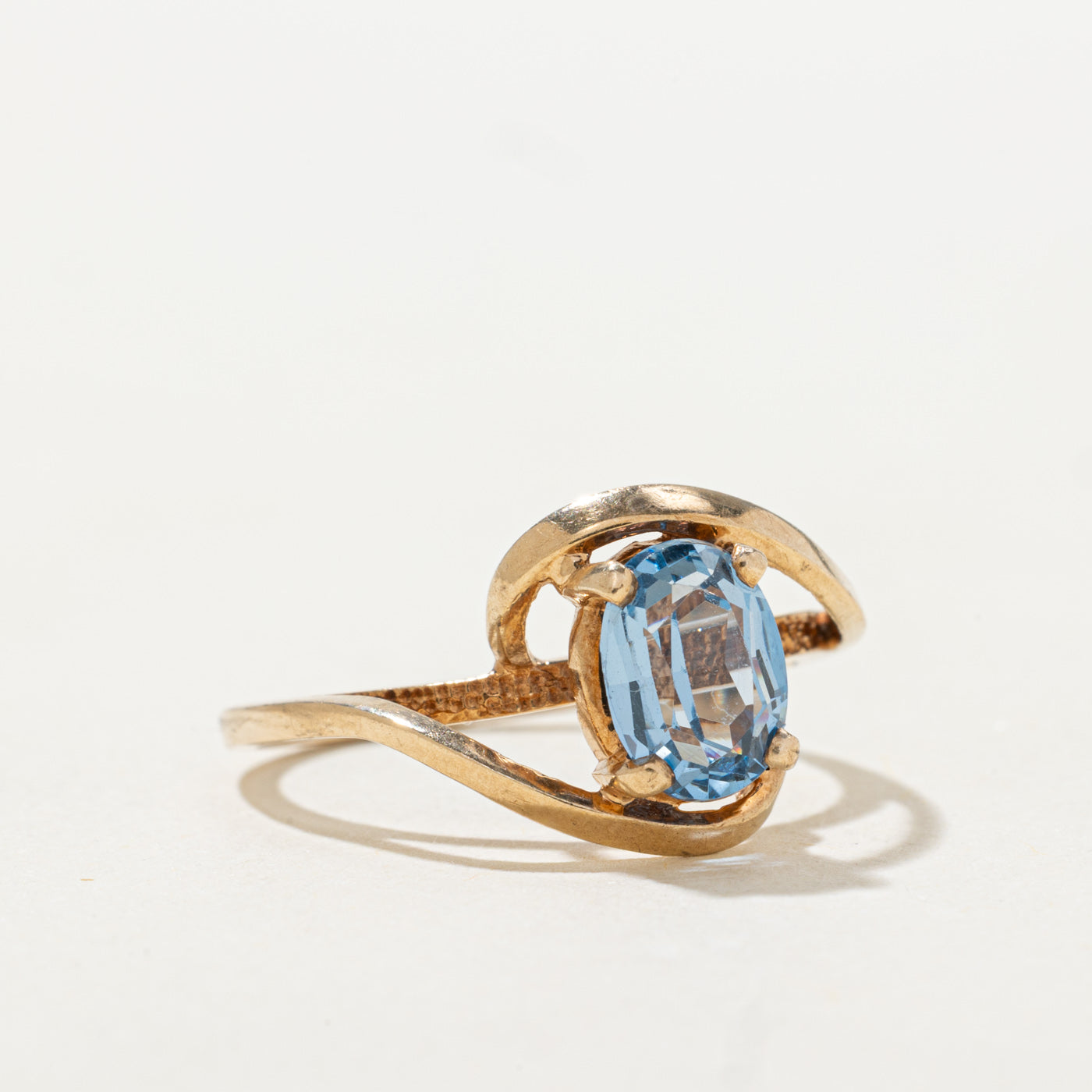 Bague contour en spinelle synthétique | 1,53 ct | Taille 7,0 |