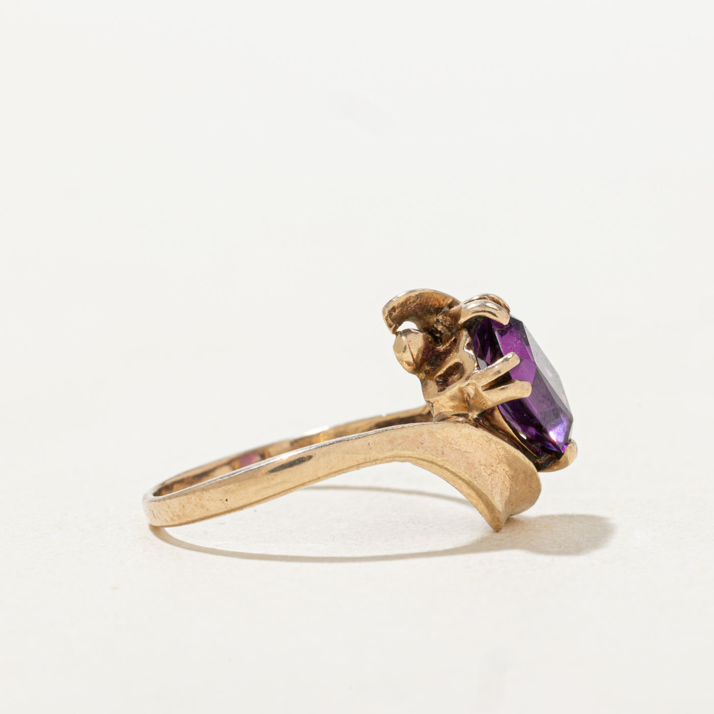 Synthetic Spinel Bypass Ring | 1.9ct | SZ 5.5 |