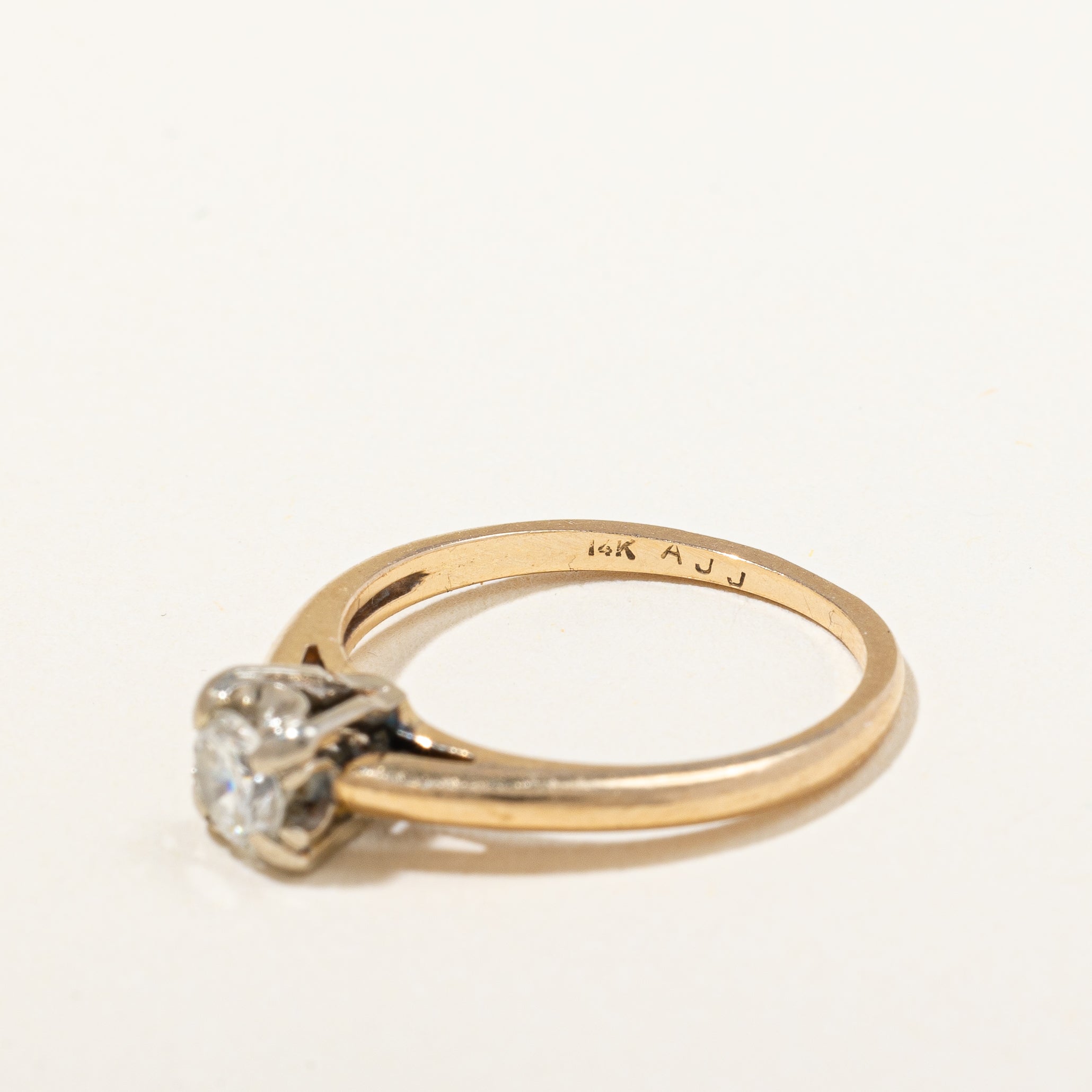 Square Illusion Prong Set Solitaire | 0.30 ct, SZ 4.75 |