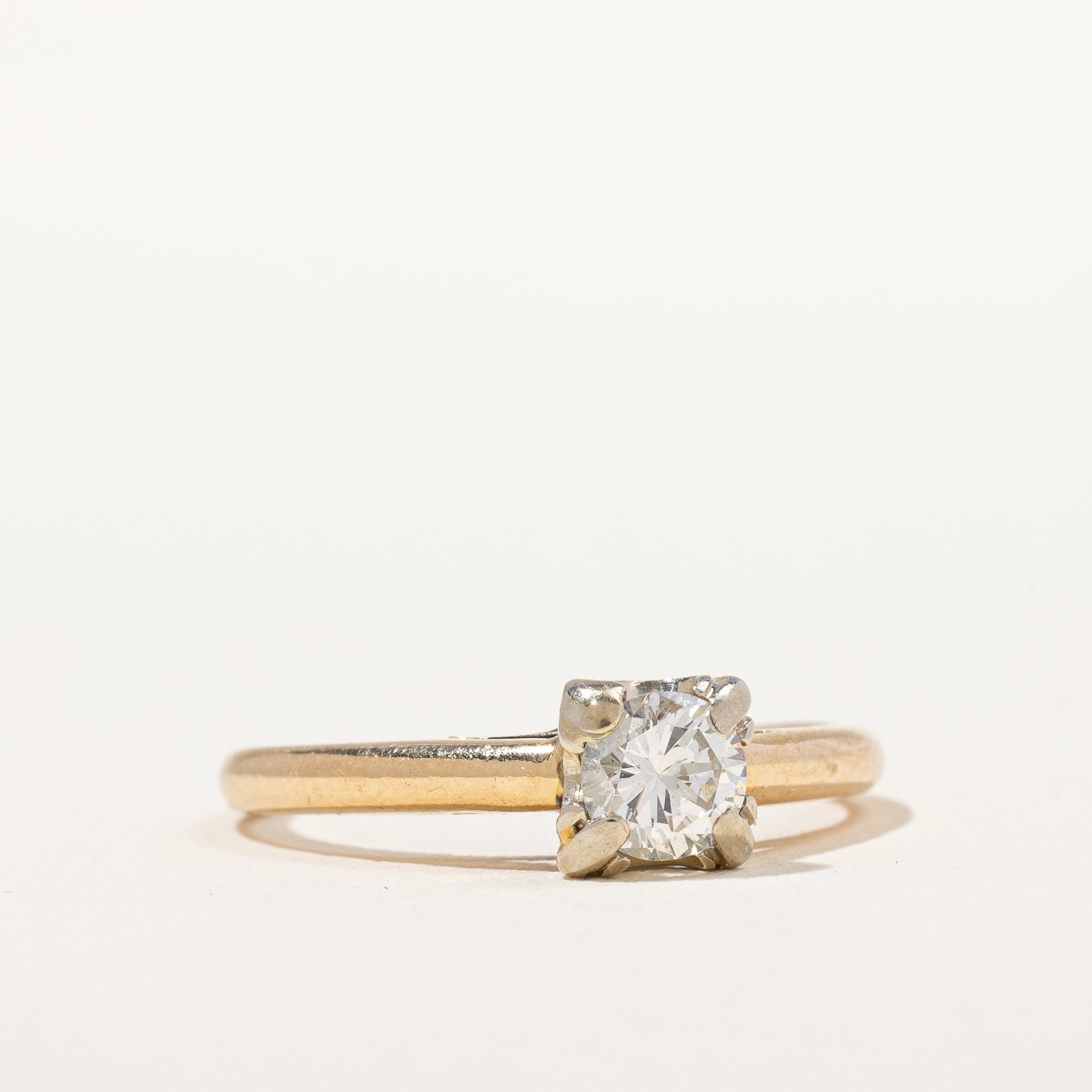 Square Illusion Prong Set Solitaire | 0.30 ct, SZ 4.75 |