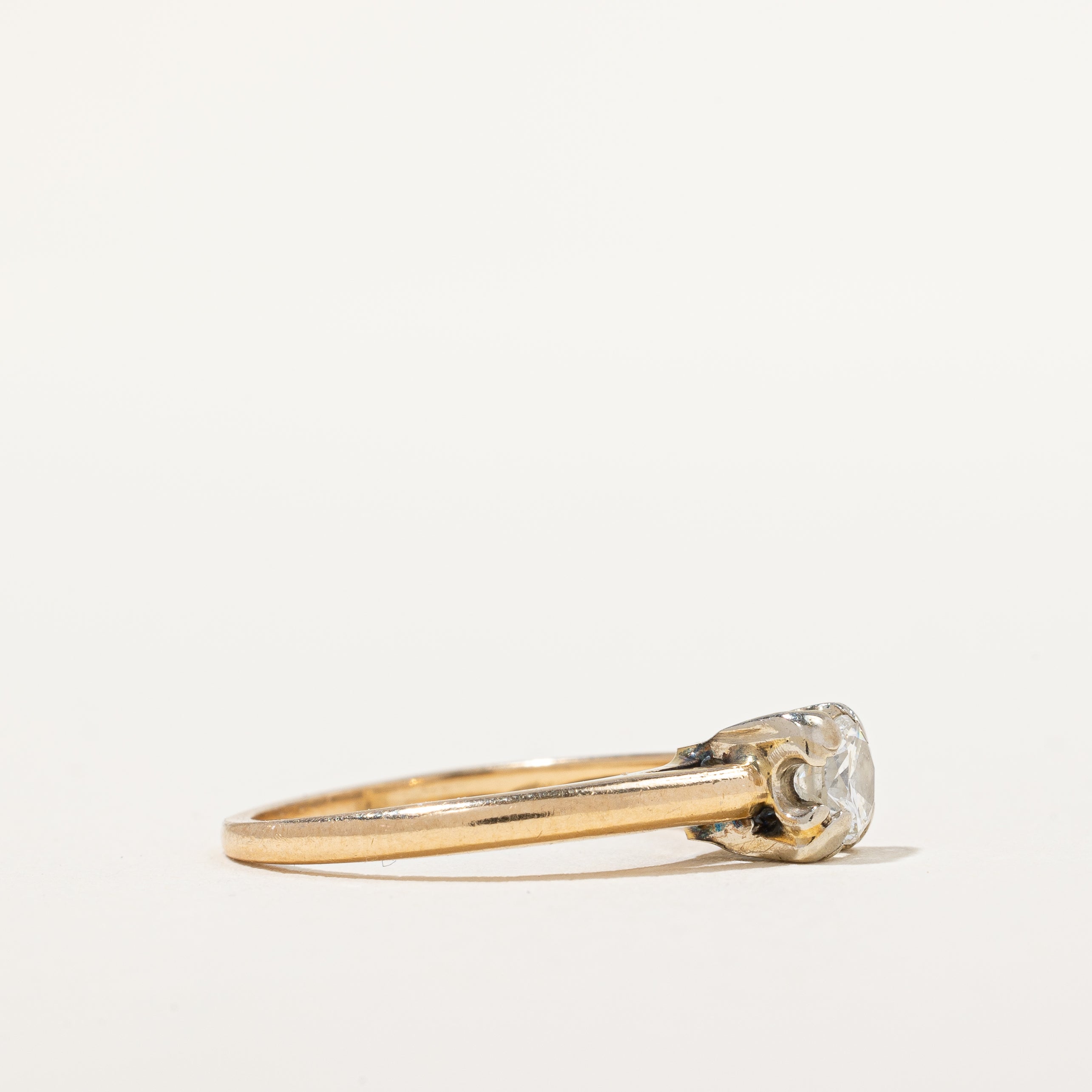 Square Illusion Prong Set Solitaire | 0.30 ct, SZ 4.75 |