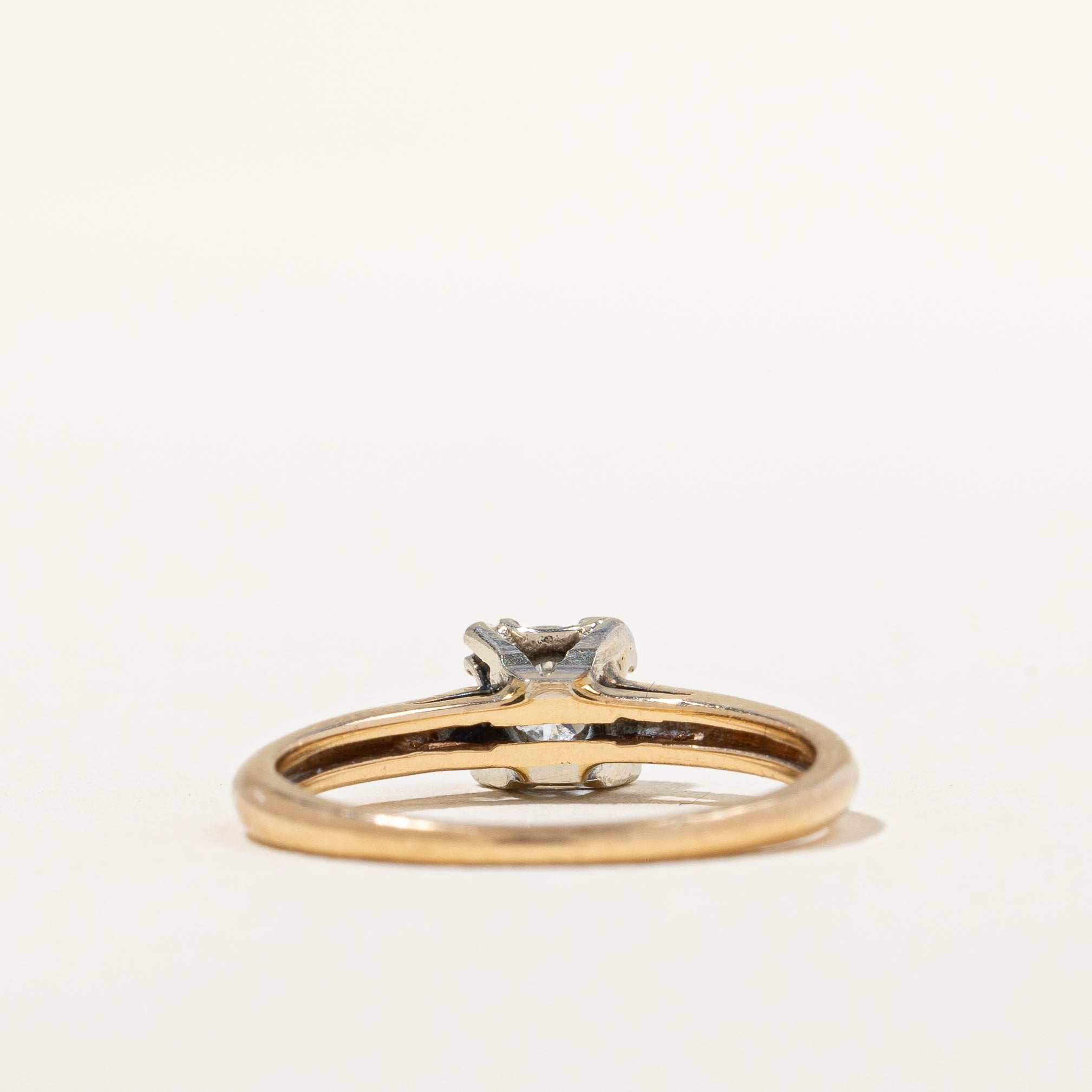 Square Illusion Prong Set Solitaire | 0.30 ct, SZ 4.75 |