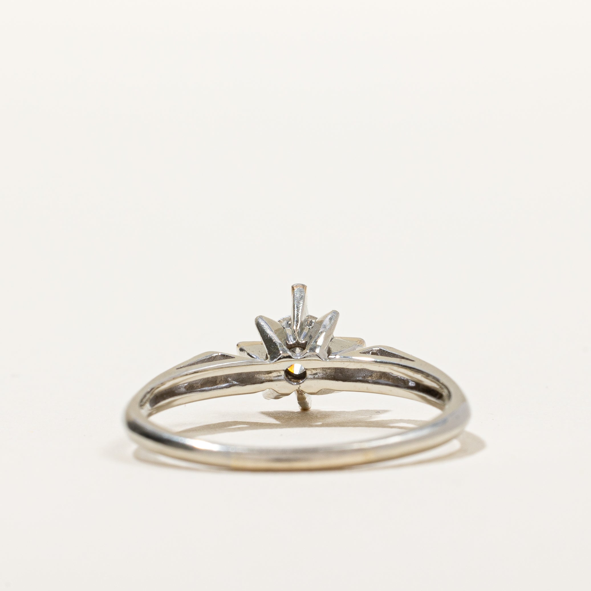 Vintage Solitaire Diamond Ring | 0.33ct, SZ 7.75 |