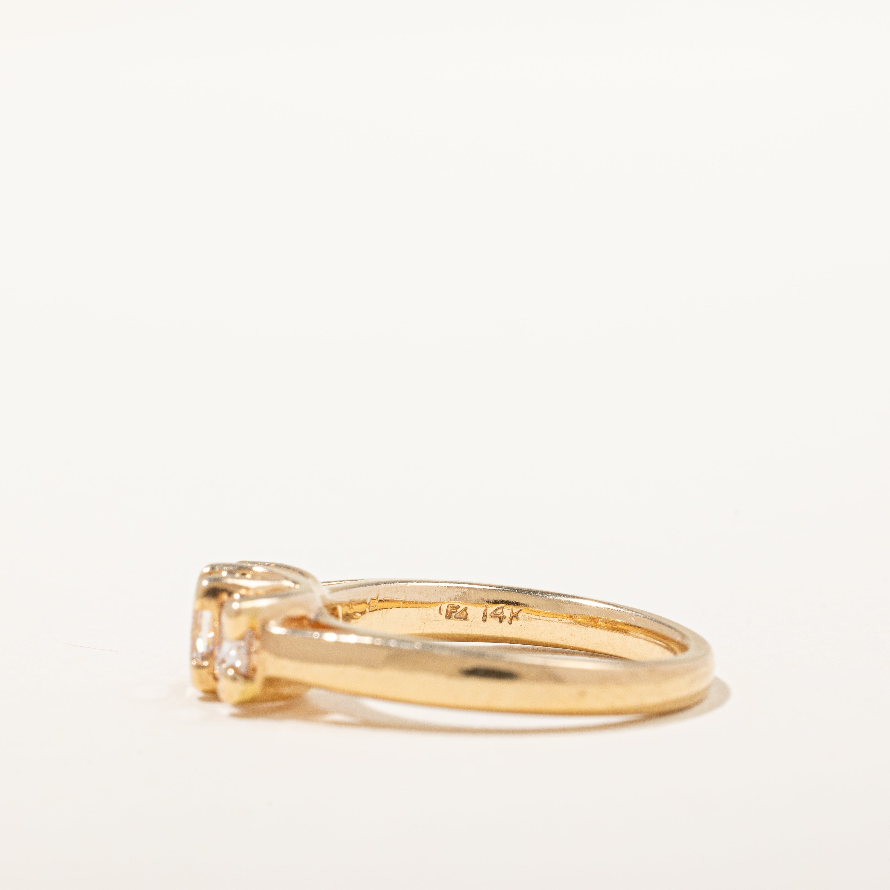 Three Stone Princess Diamond Ring | 1.03 ctw, SZ 7 |