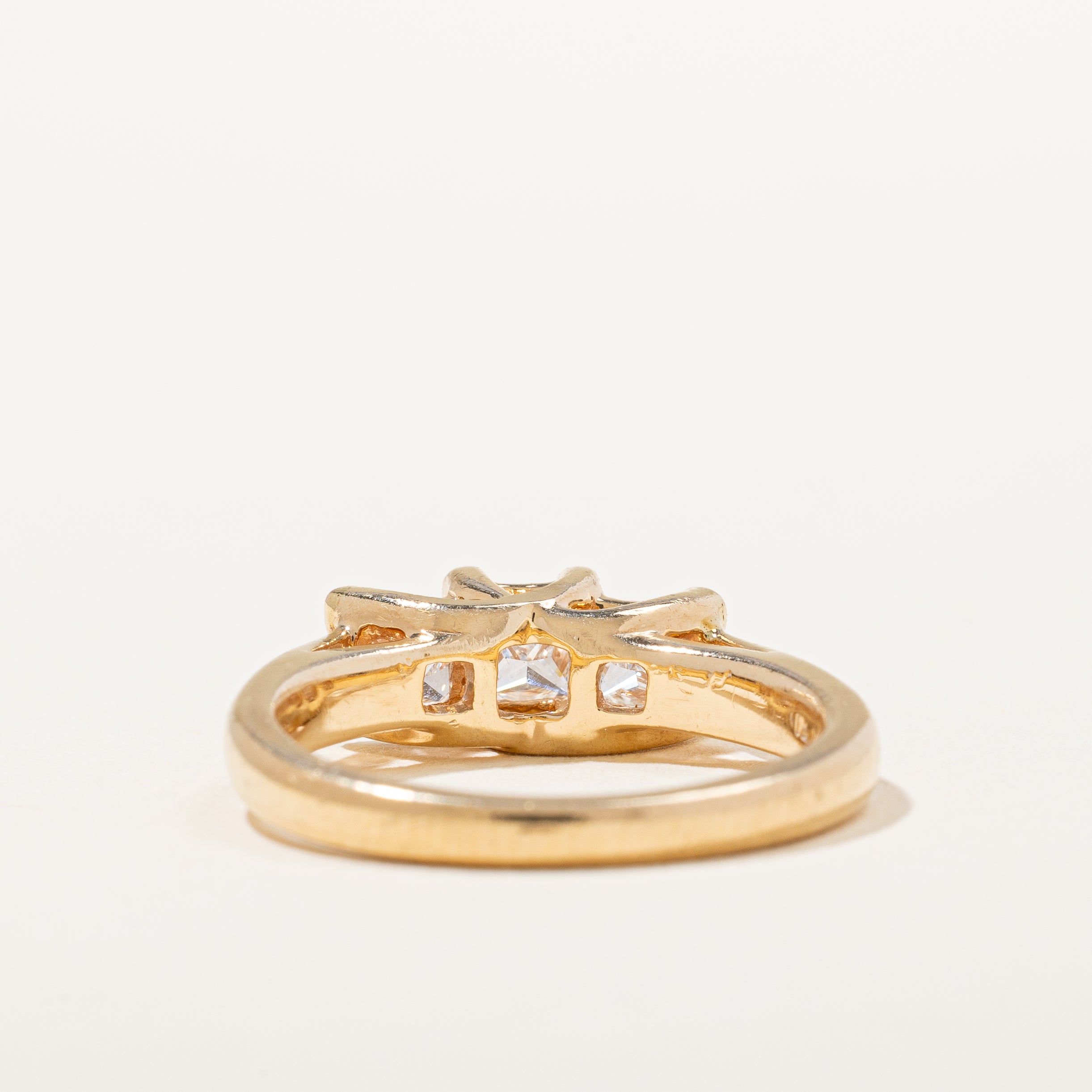 Three Stone Princess Diamond Ring | 1.03 ctw, SZ 7 |