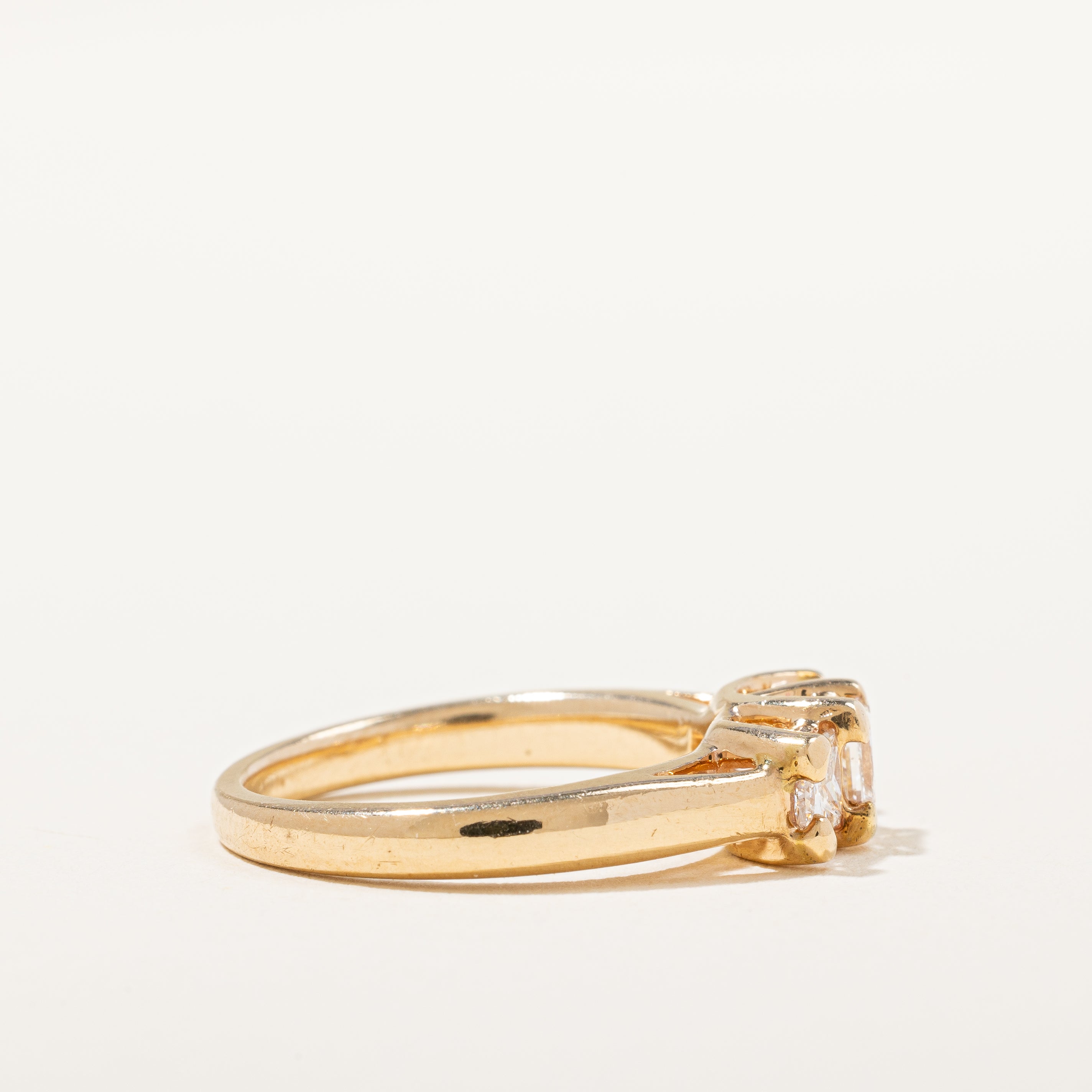 Three Stone Princess Diamond Ring | 1.03 ctw, SZ 7 |