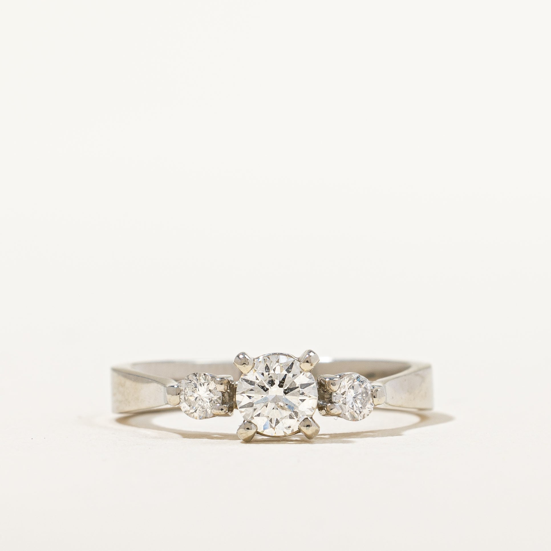 Three Stone Diamond Ring | 0.37 ctw | SZ 4.25 |