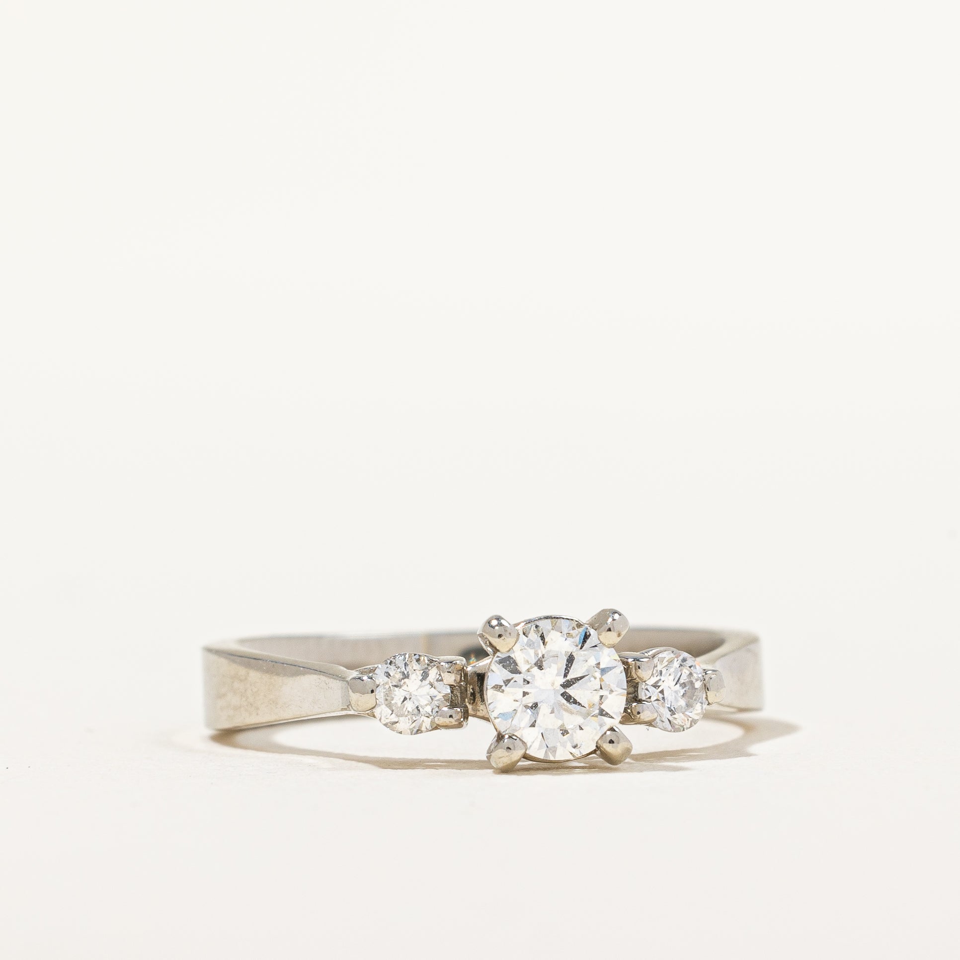 Three Stone Diamond Ring | 0.37 ctw | SZ 4.25 |