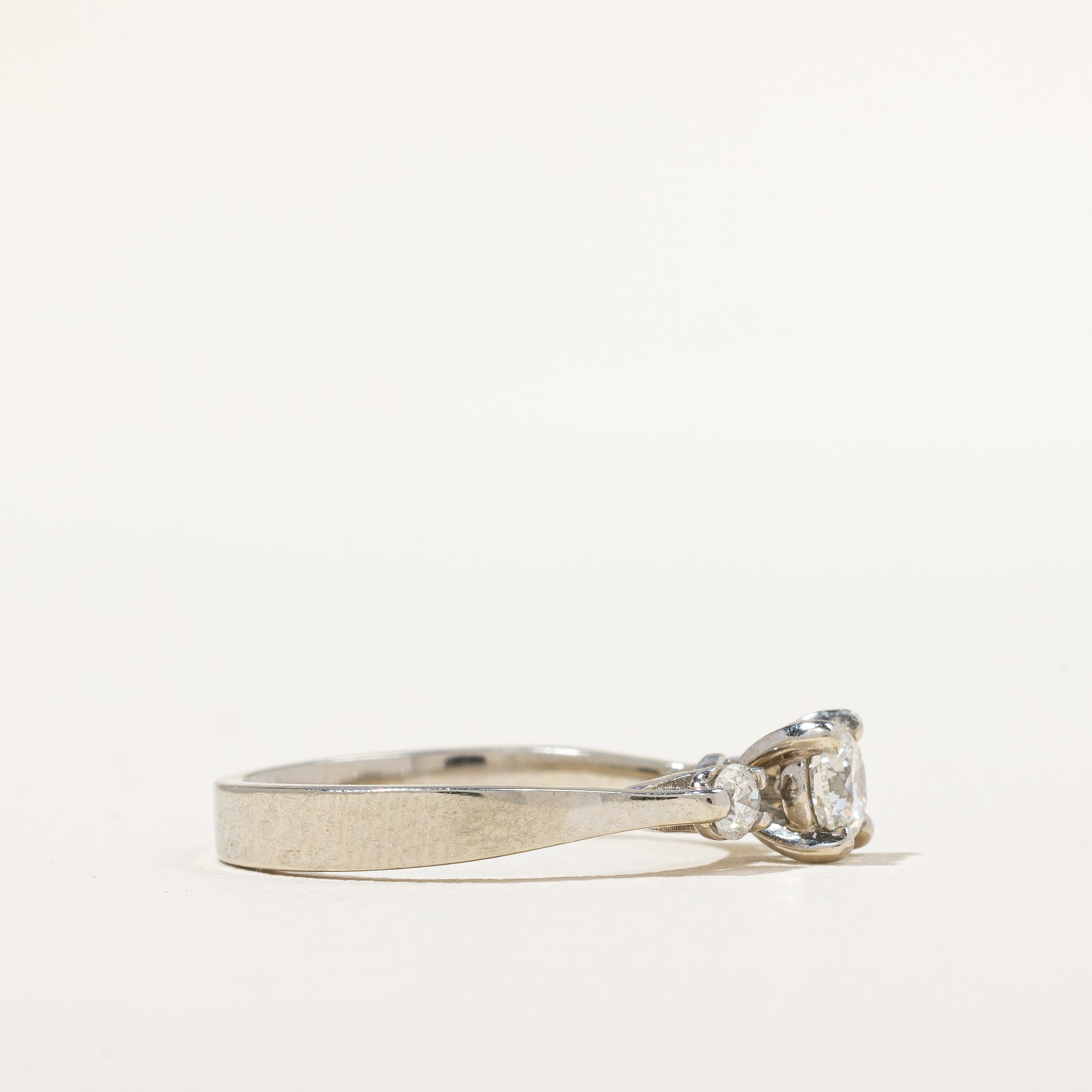 Three Stone Diamond Ring | 0.37 ctw | SZ 4.25 |